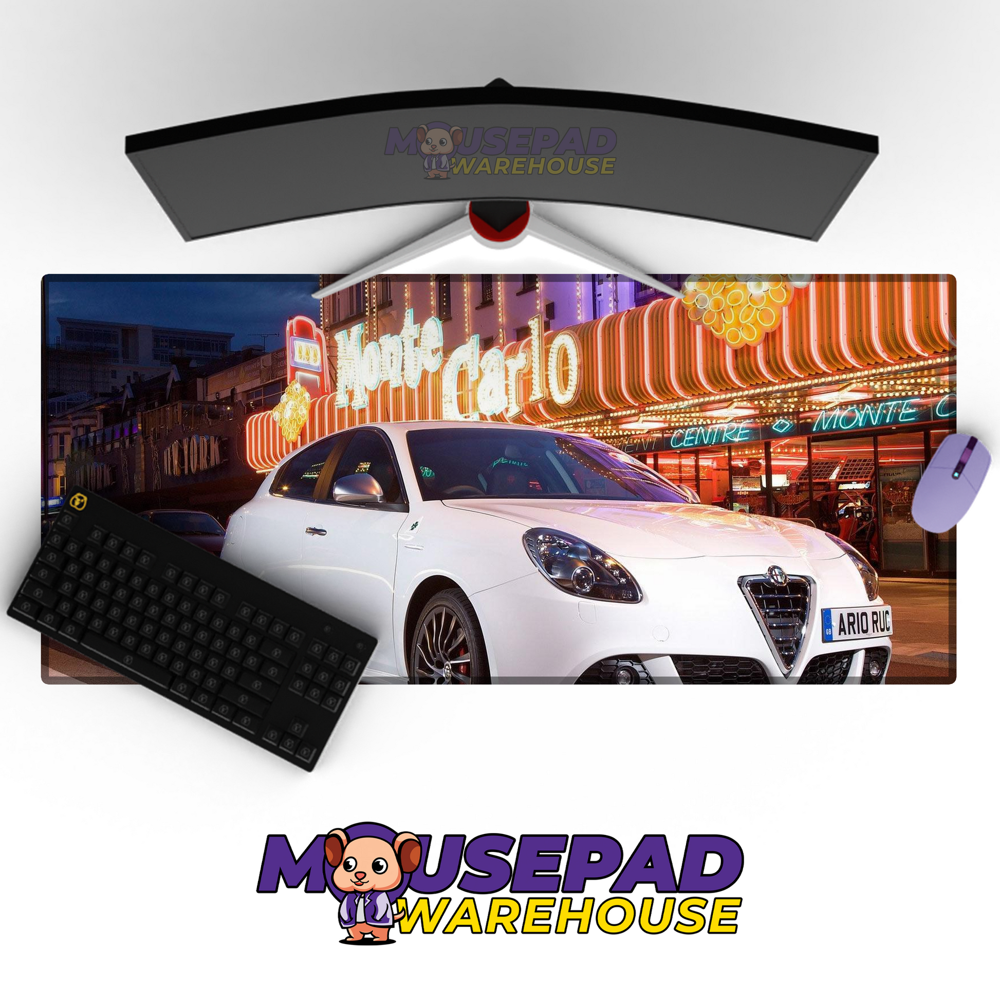 Alfa Romeo Giulietta V6 Mousepad Mockup