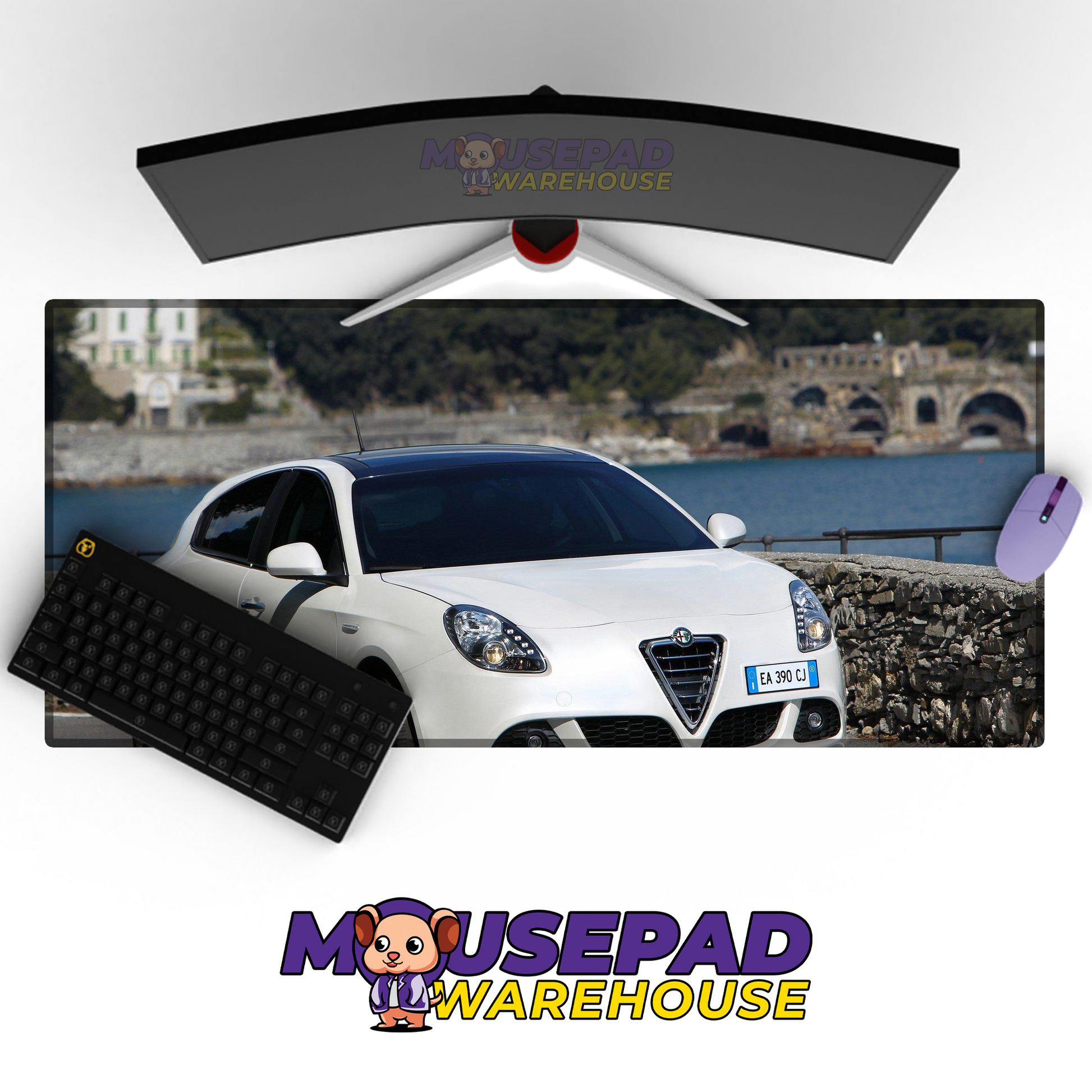 Alfa Romeo Giulietta V7 Mousepad Mockup