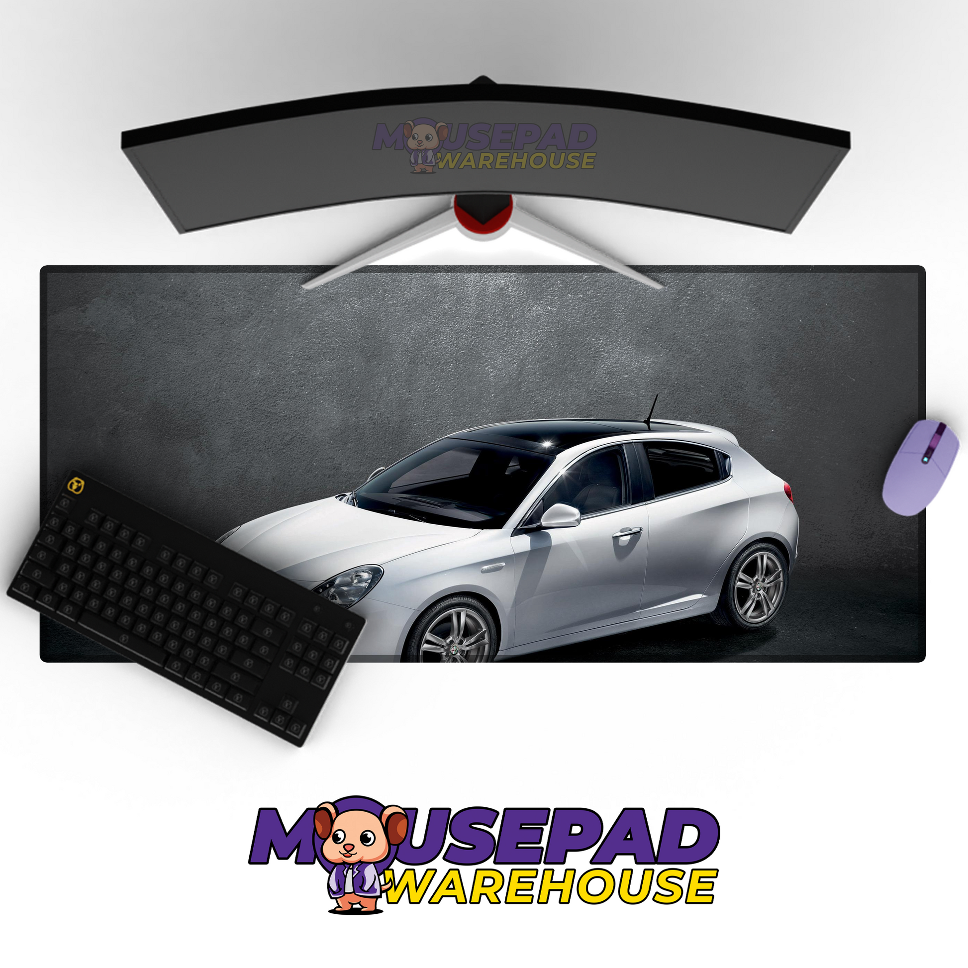 Alfa Romeo Giulietta V8 Mousepad Mockup