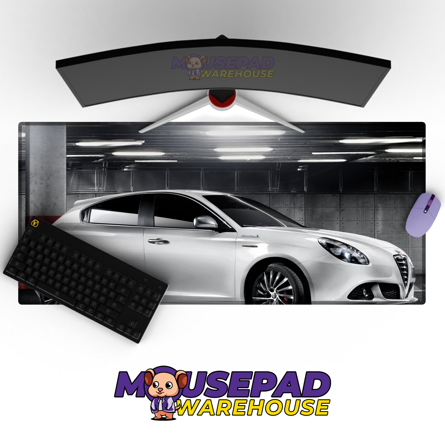 Alfa Romeo Giulietta V9 Mousepad Mockup