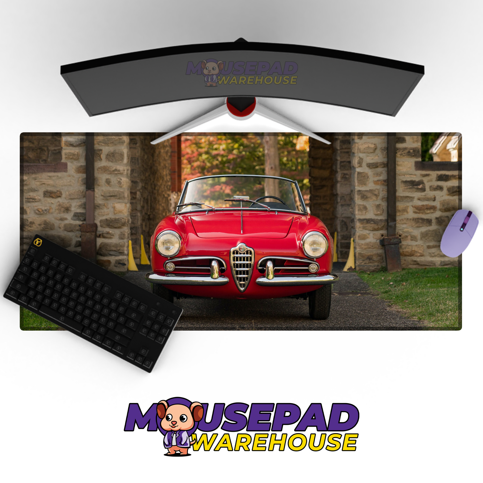 Alfa Romeo Spider V13 Mousepad Mockup