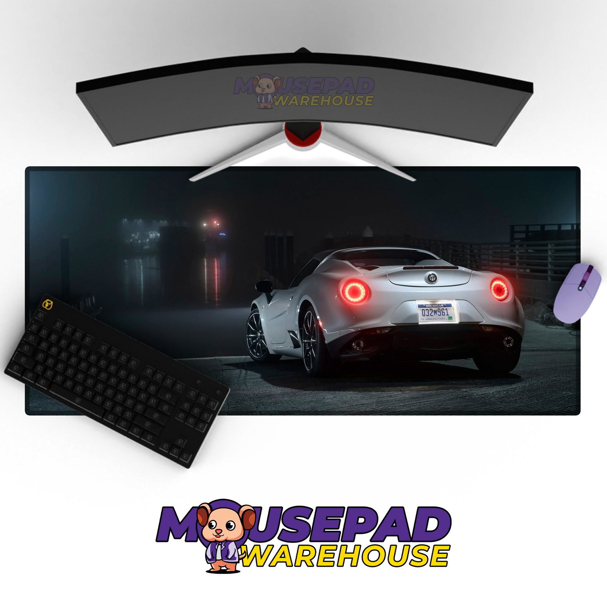 Alfa Romeo Spider V14 Mousepad Mockup