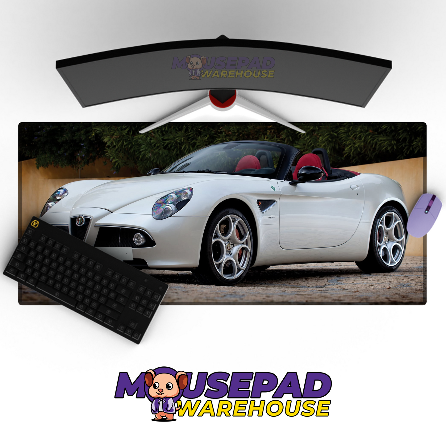Alfa Romeo Spider V15 Mousepad Mockup