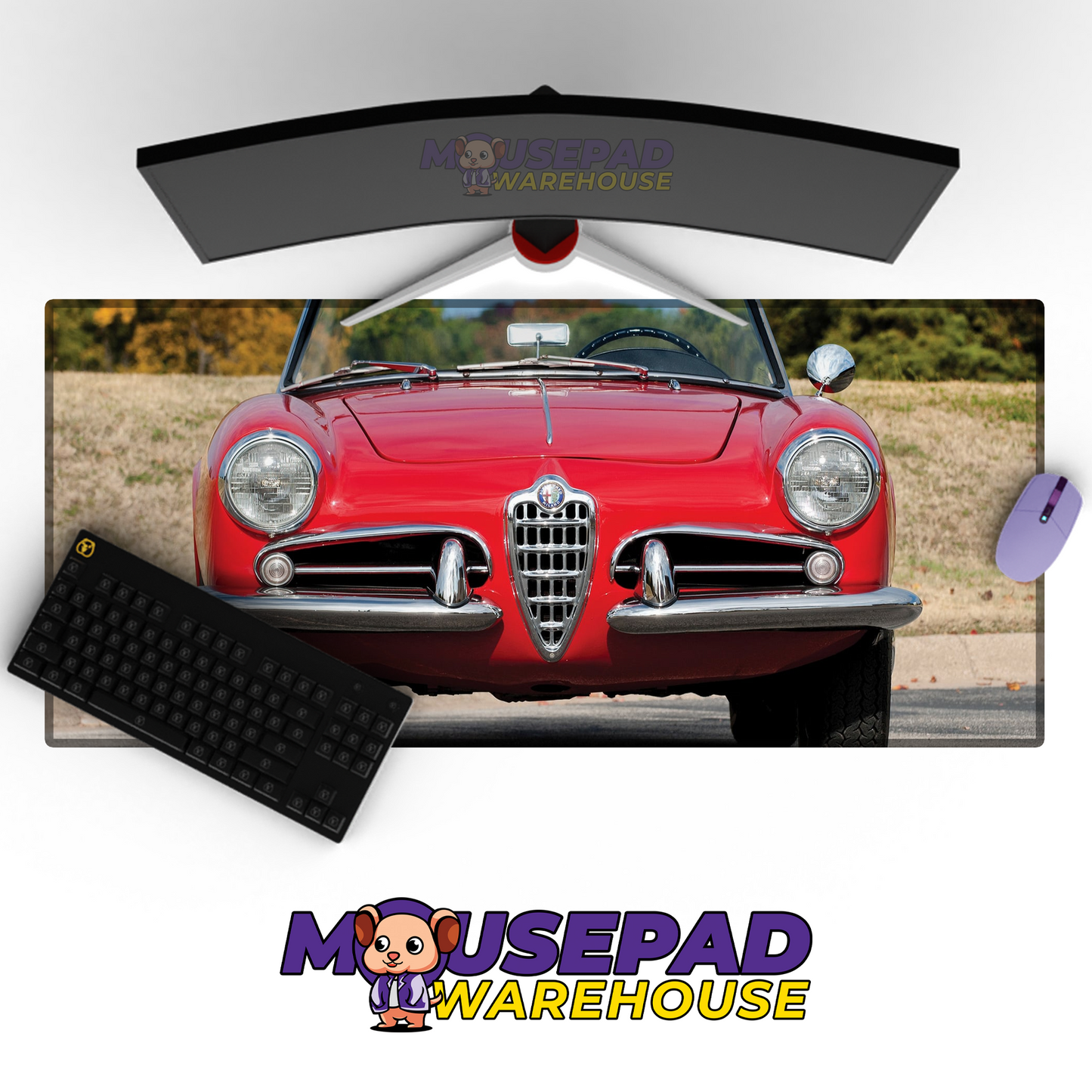 Alfa Romeo Spider V16 Mousepad Mockup