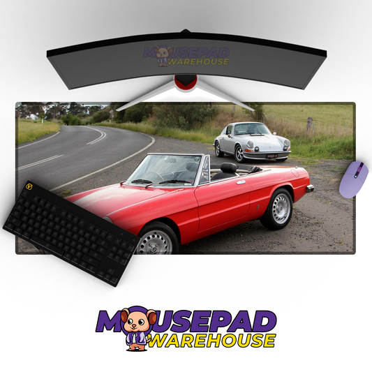 Alfa Romeo Spider V18 Mousepad Mockup