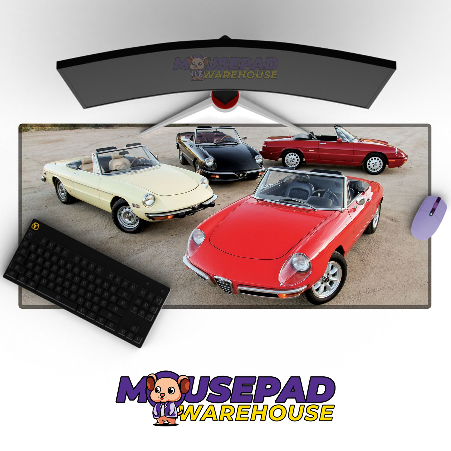 Alfa Romeo Spider V19 Mousepad Mockup