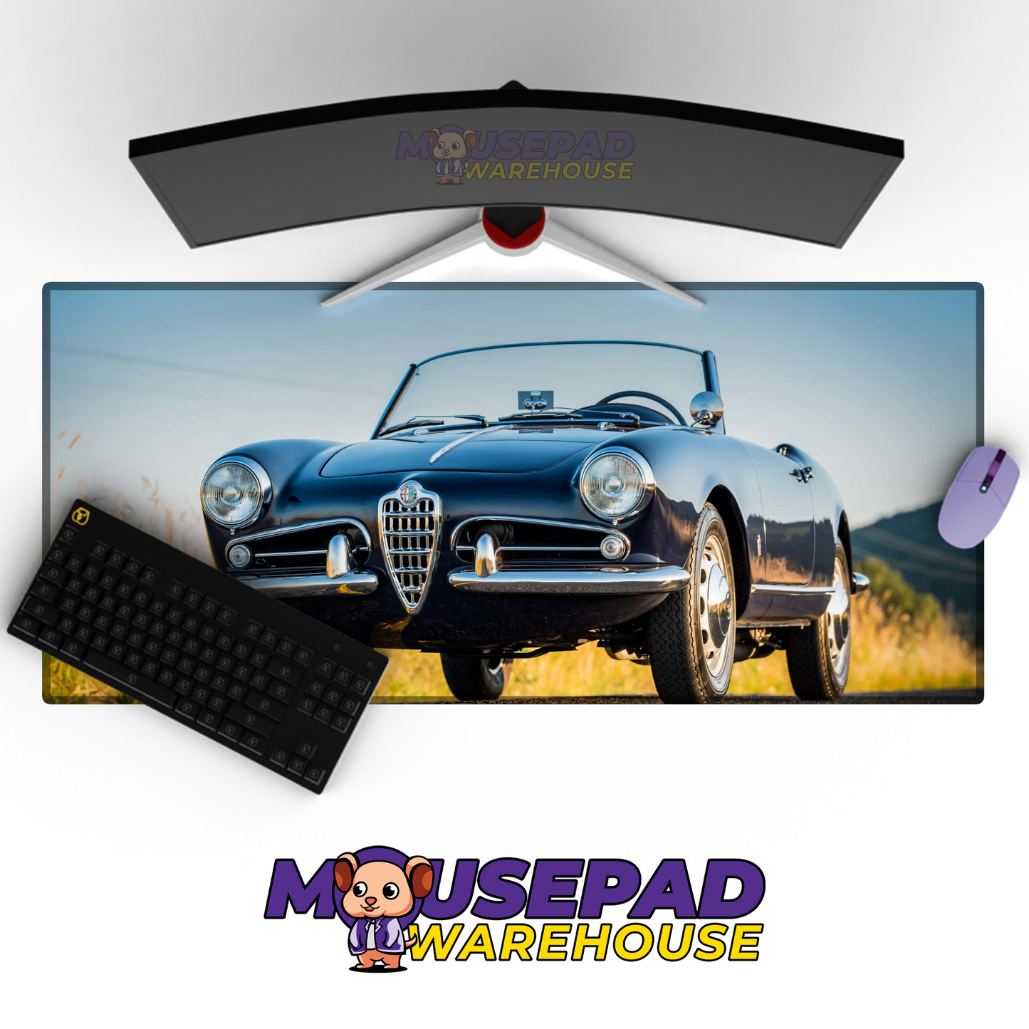 Alfa Romeo Spider V22 Mousepad Mockup