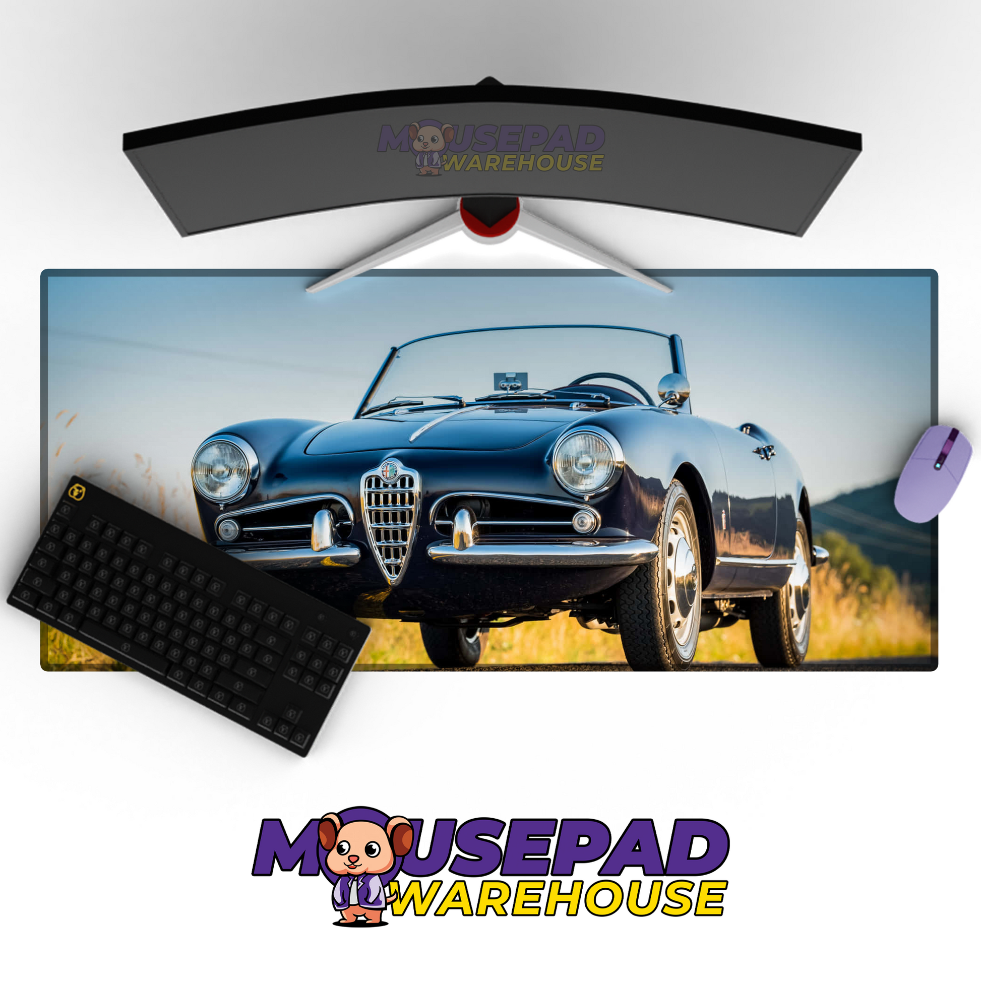 Alfa Romeo Spider V22 Mousepad Mockup