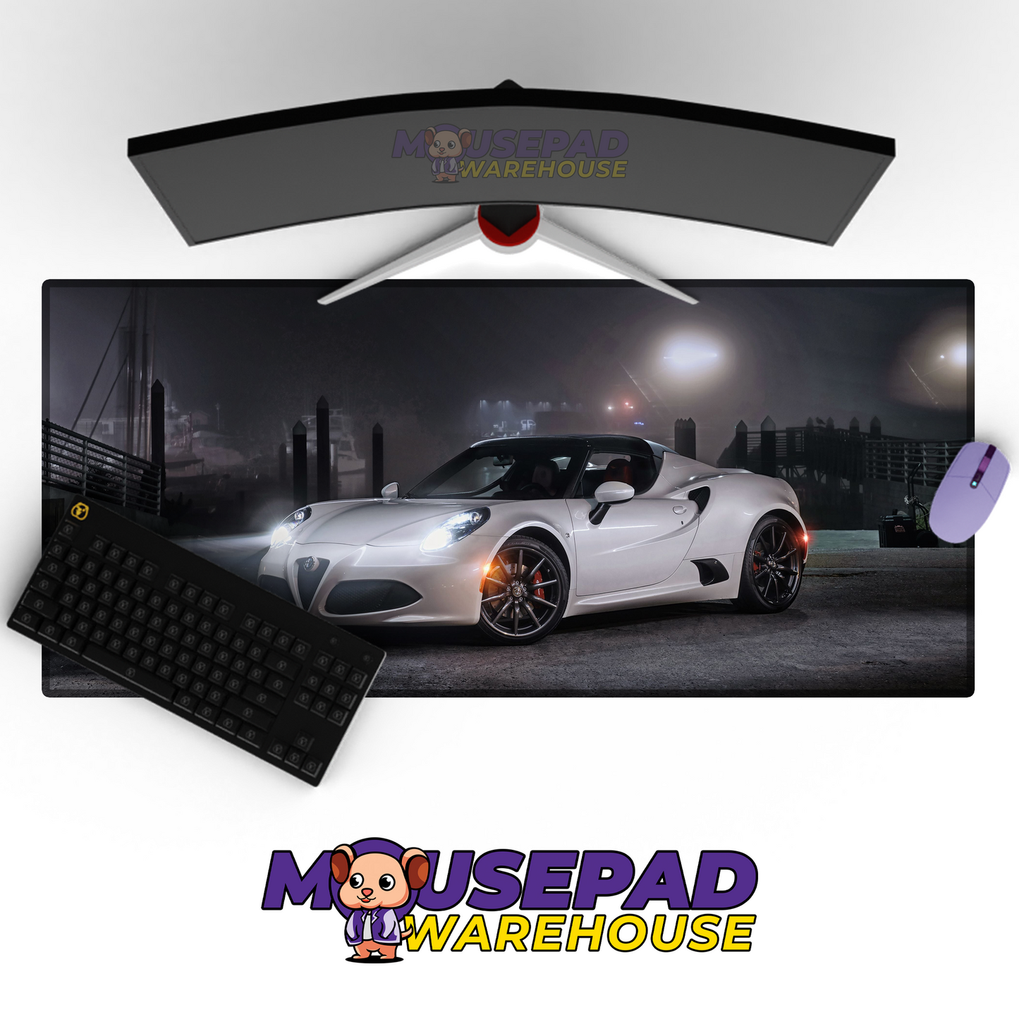 Alfa Romeo Spider V23 Mousepad Mockup