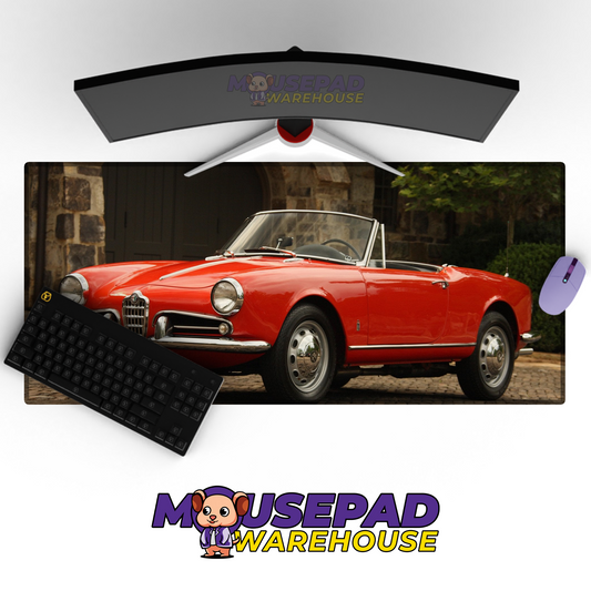 Alfa Romeo Spider V24 Mousepad Mockup