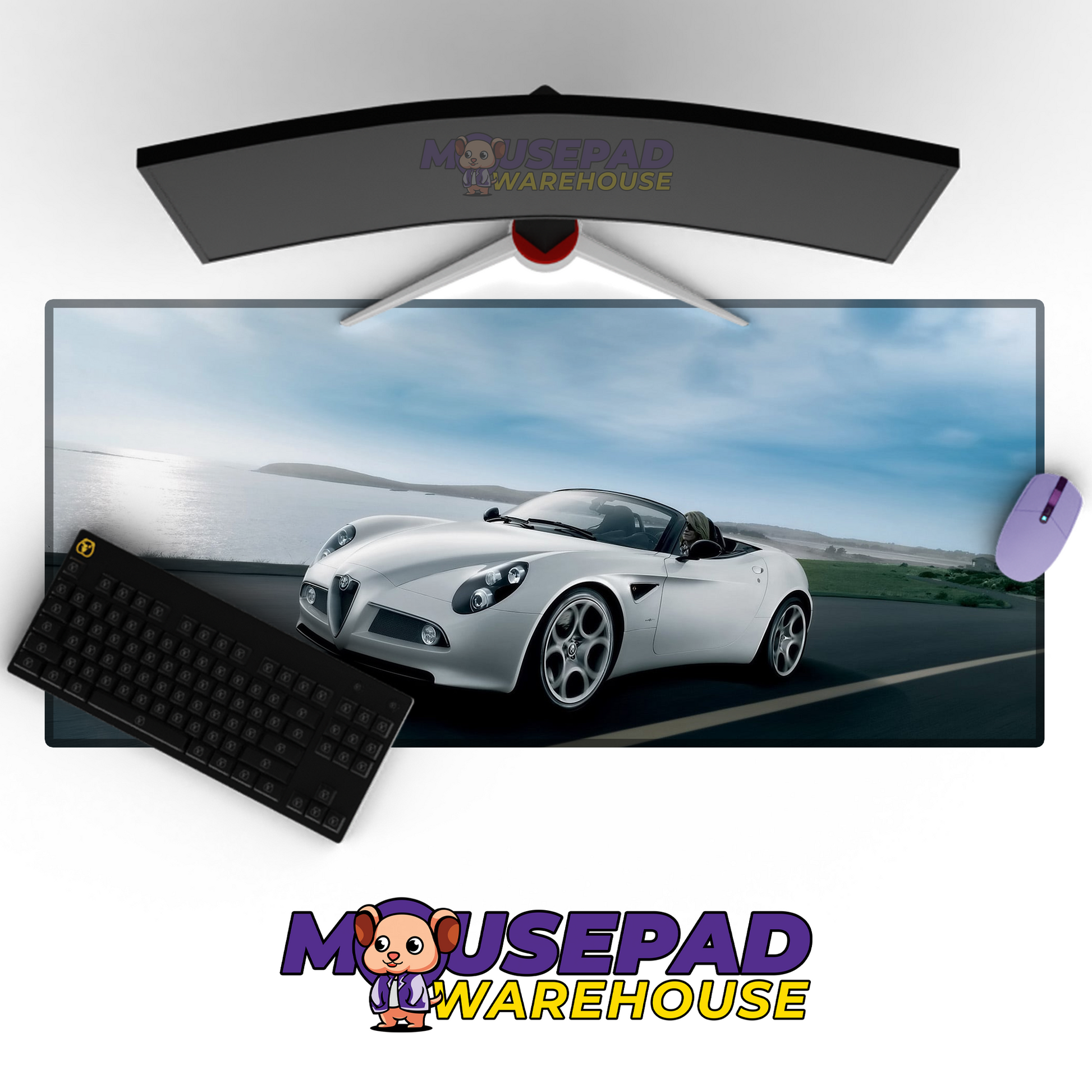Alfa Romeo Spider V26 Mousepad Mockup