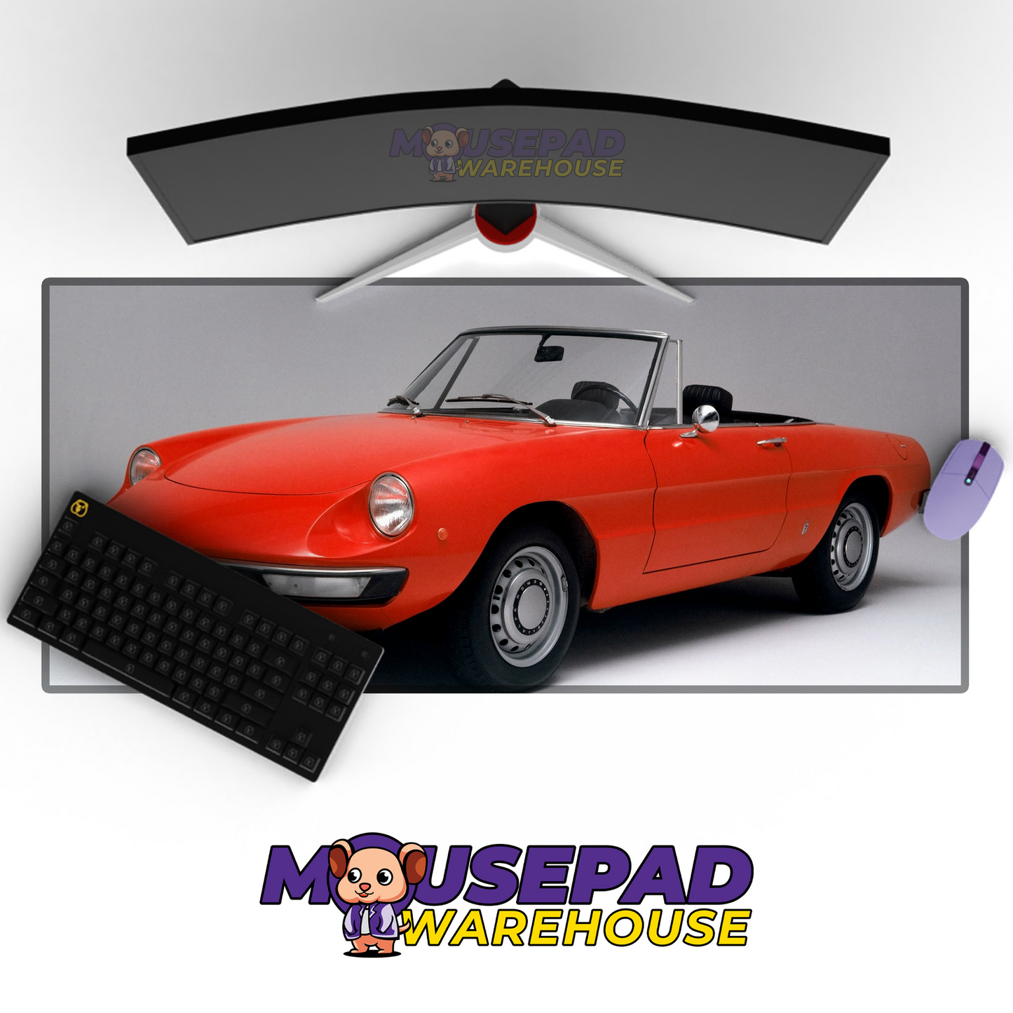 Alfa Romeo Spider V27 Mousepad Mockup