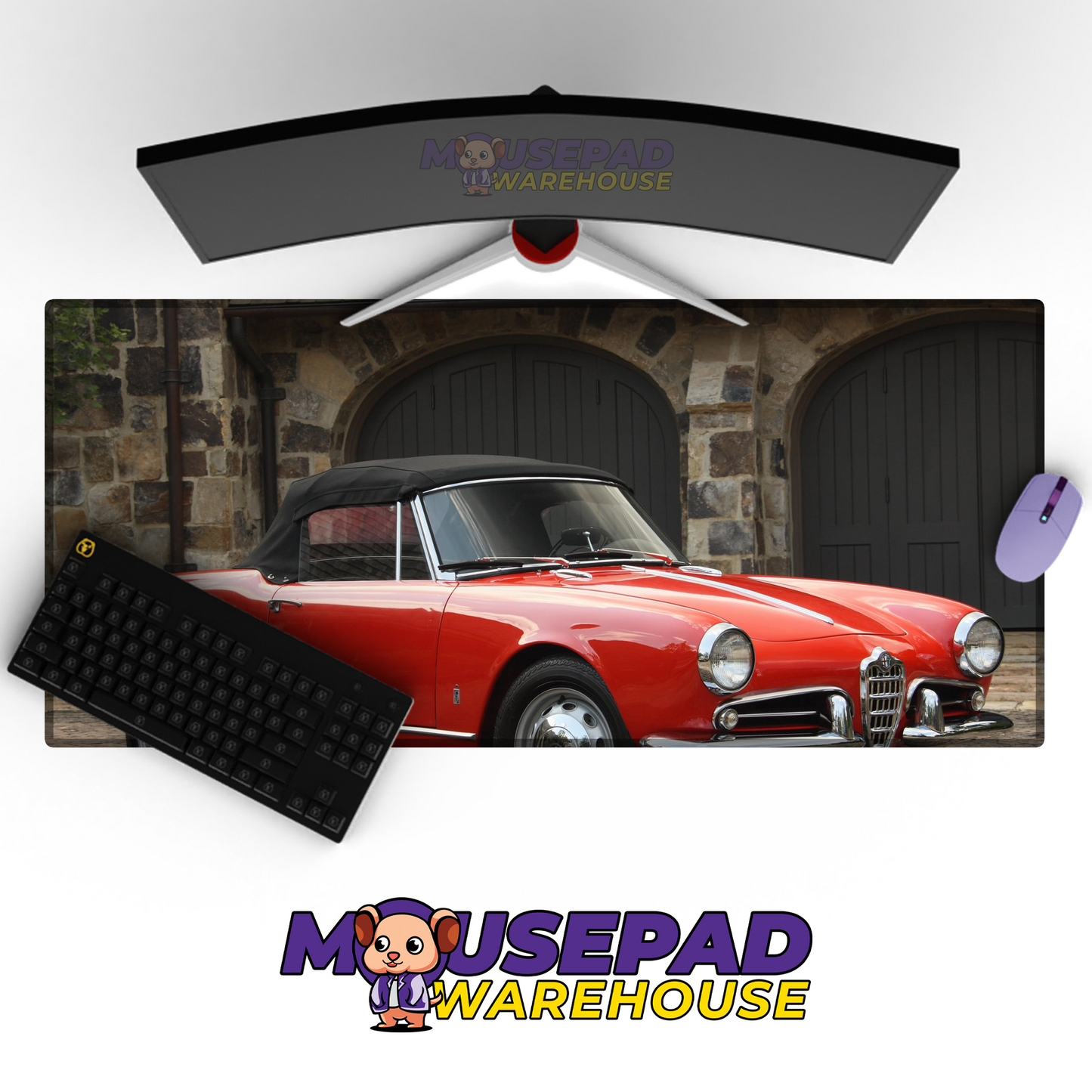 Alfa Romeo Spider V29 Mousepad Mockup