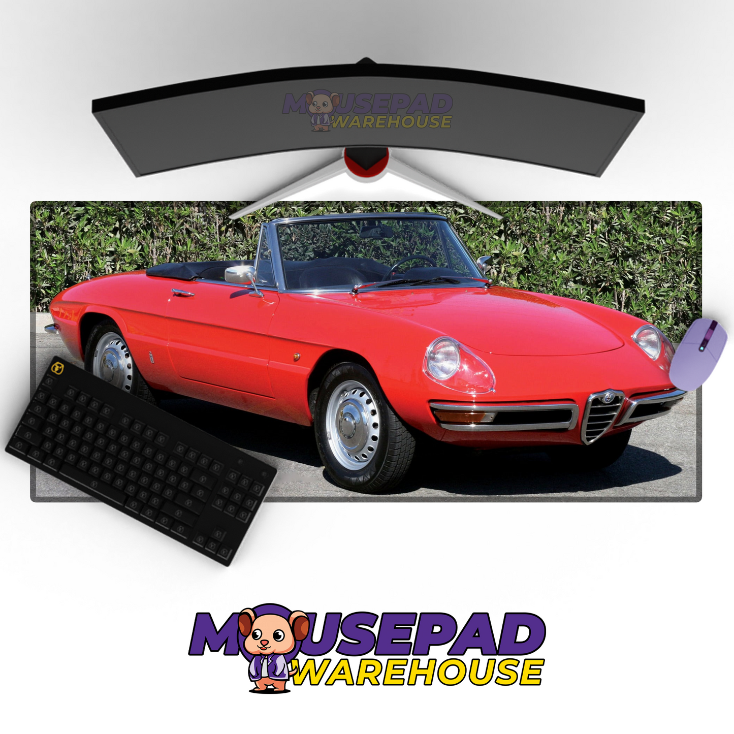 Alfa Romeo Spider V32 Mousepad Mockup