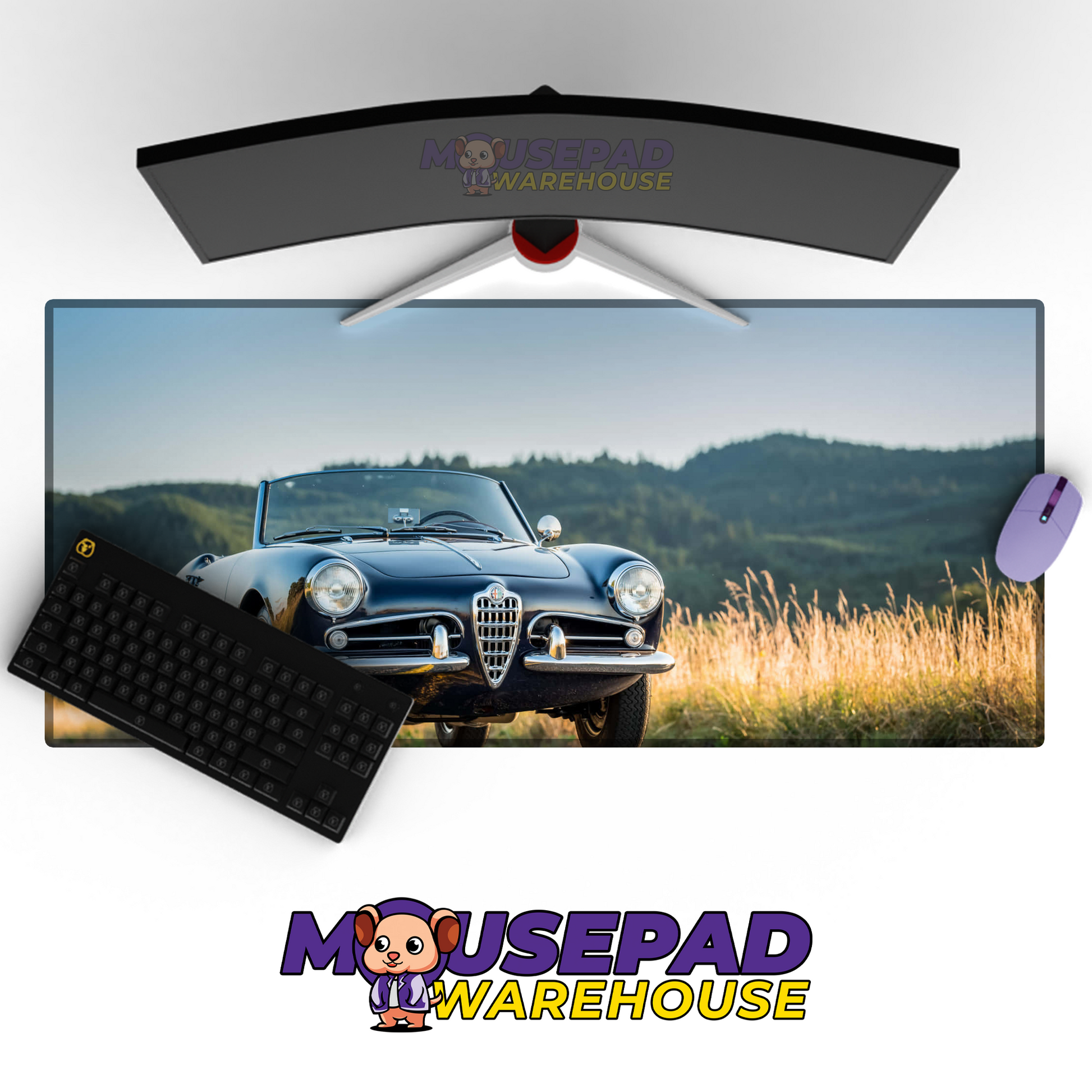 Alfa Romeo Spider V33 Mousepad Mockup