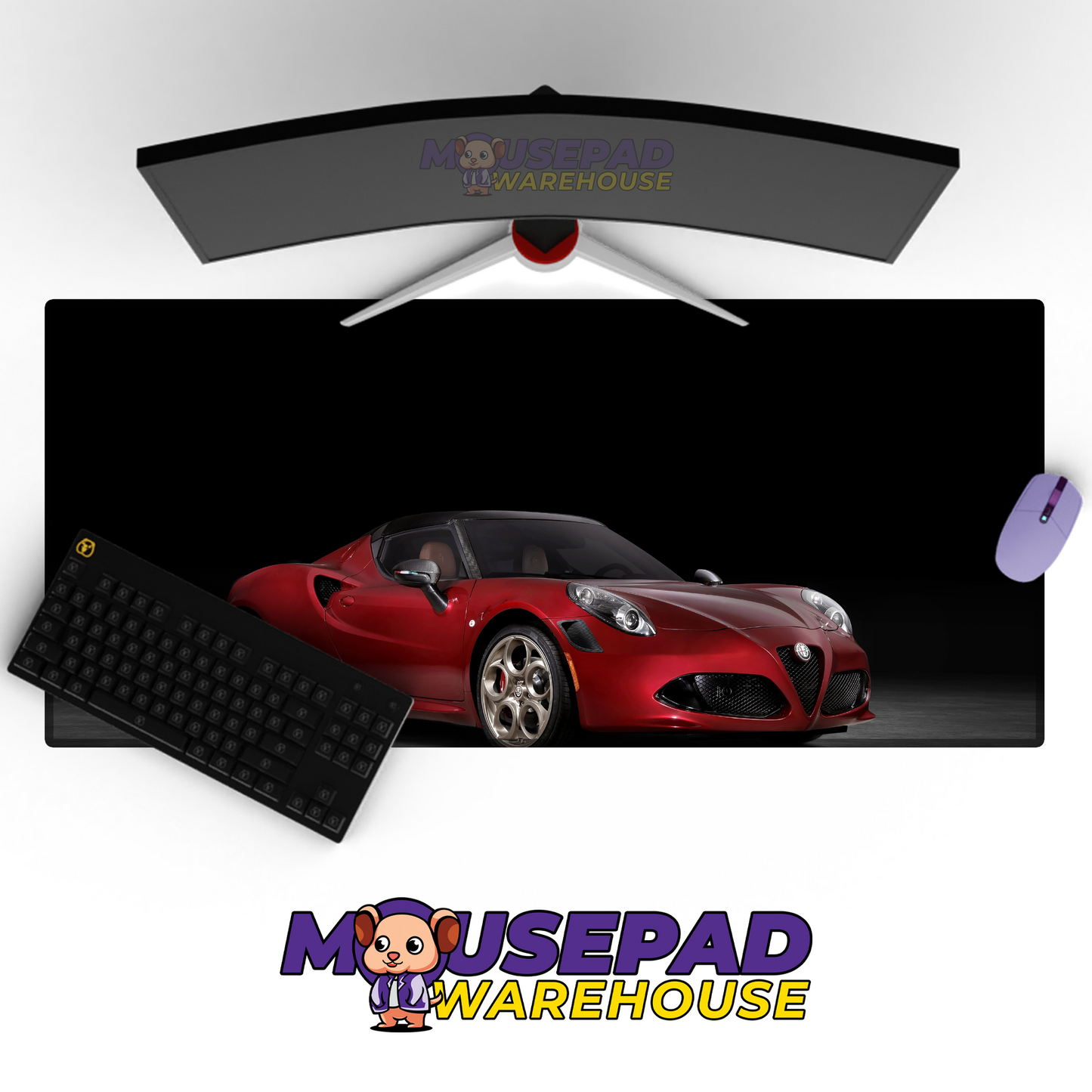 Alfa Romeo Spider V38 Mousepad Mockup
