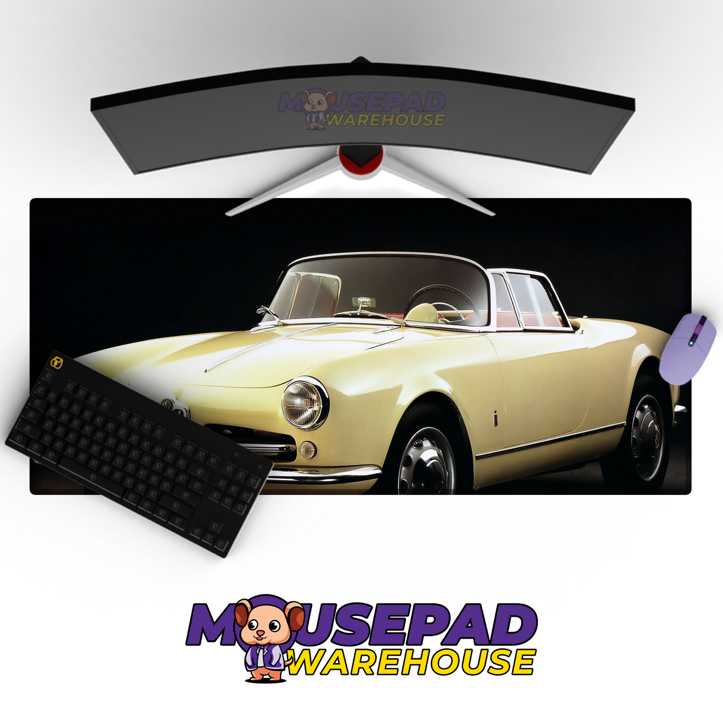 Alfa Romeo Spider V3 Mousepad Mockup