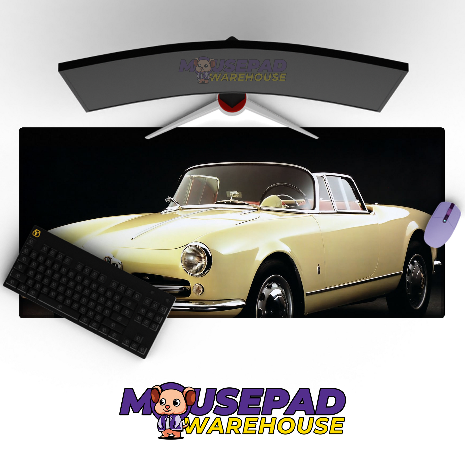 Alfa Romeo Spider V3 Mousepad Mockup