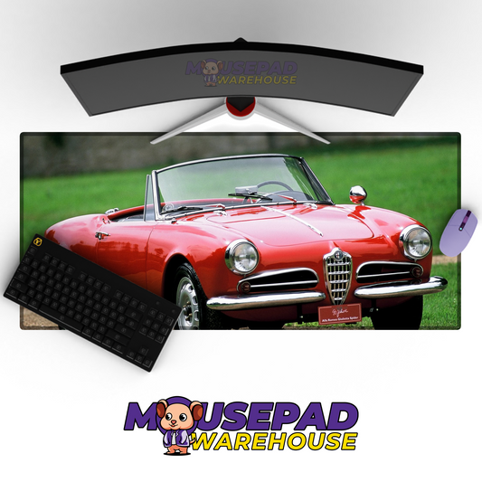 Alfa Romeo Spider V8 Mousepad Mockup