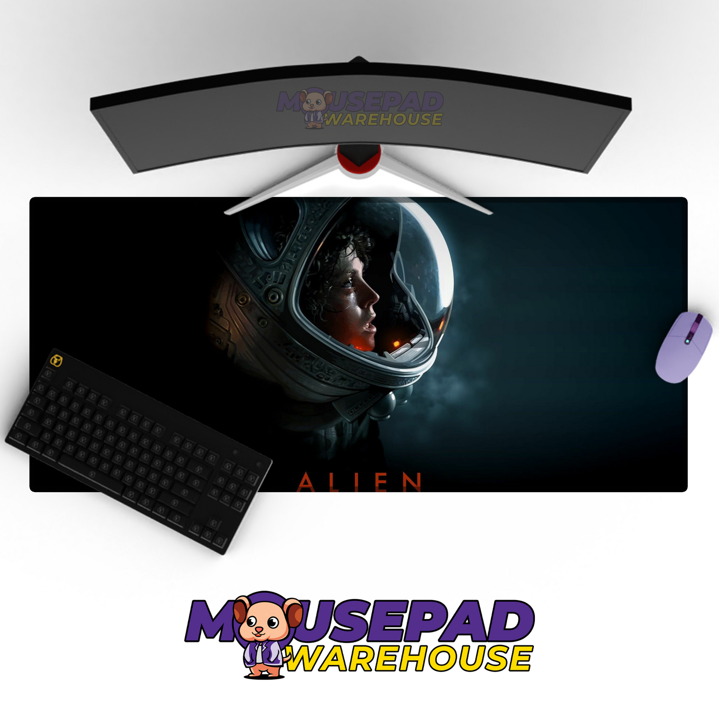 Alien V2 Mousepad Mockup