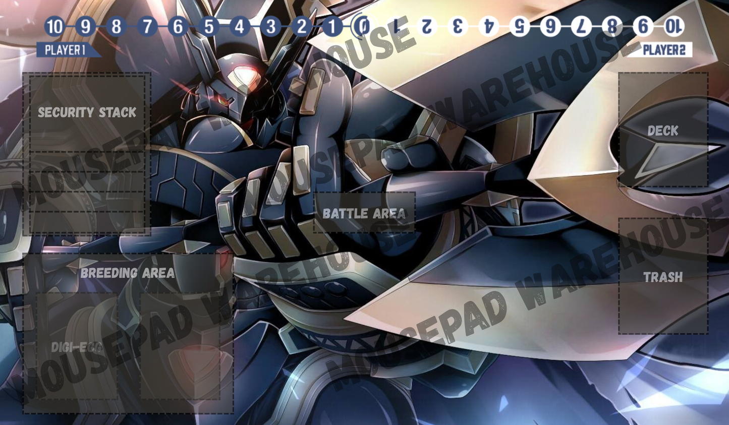 Alphamon Digimon Card Game Playmat
