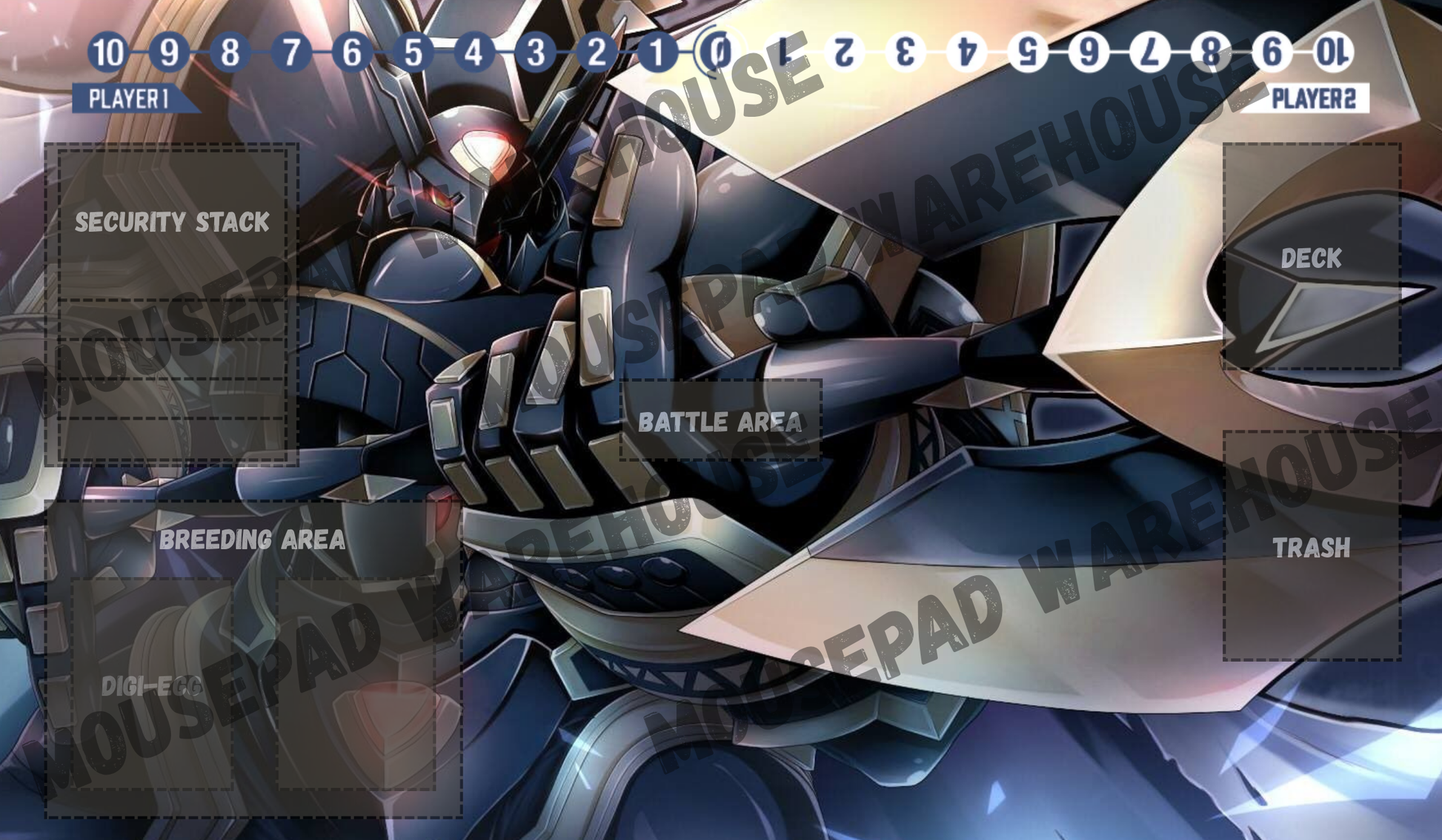 Alphamon Digimon Card Game Playmat