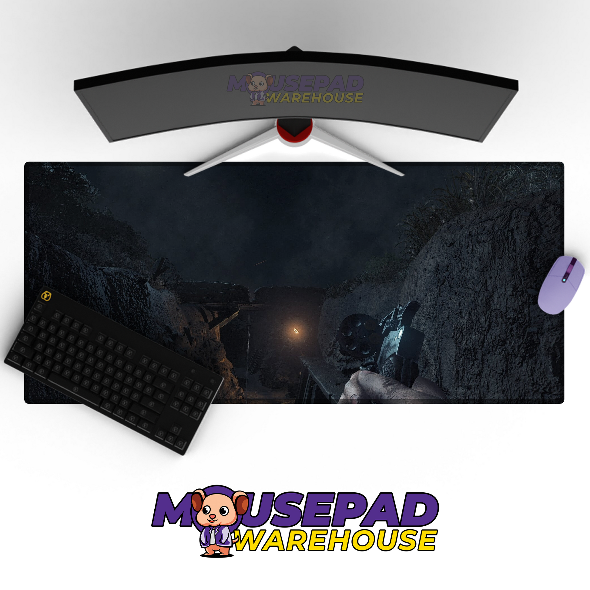 Amnesia The Bunker V10 Mousepad Mockup