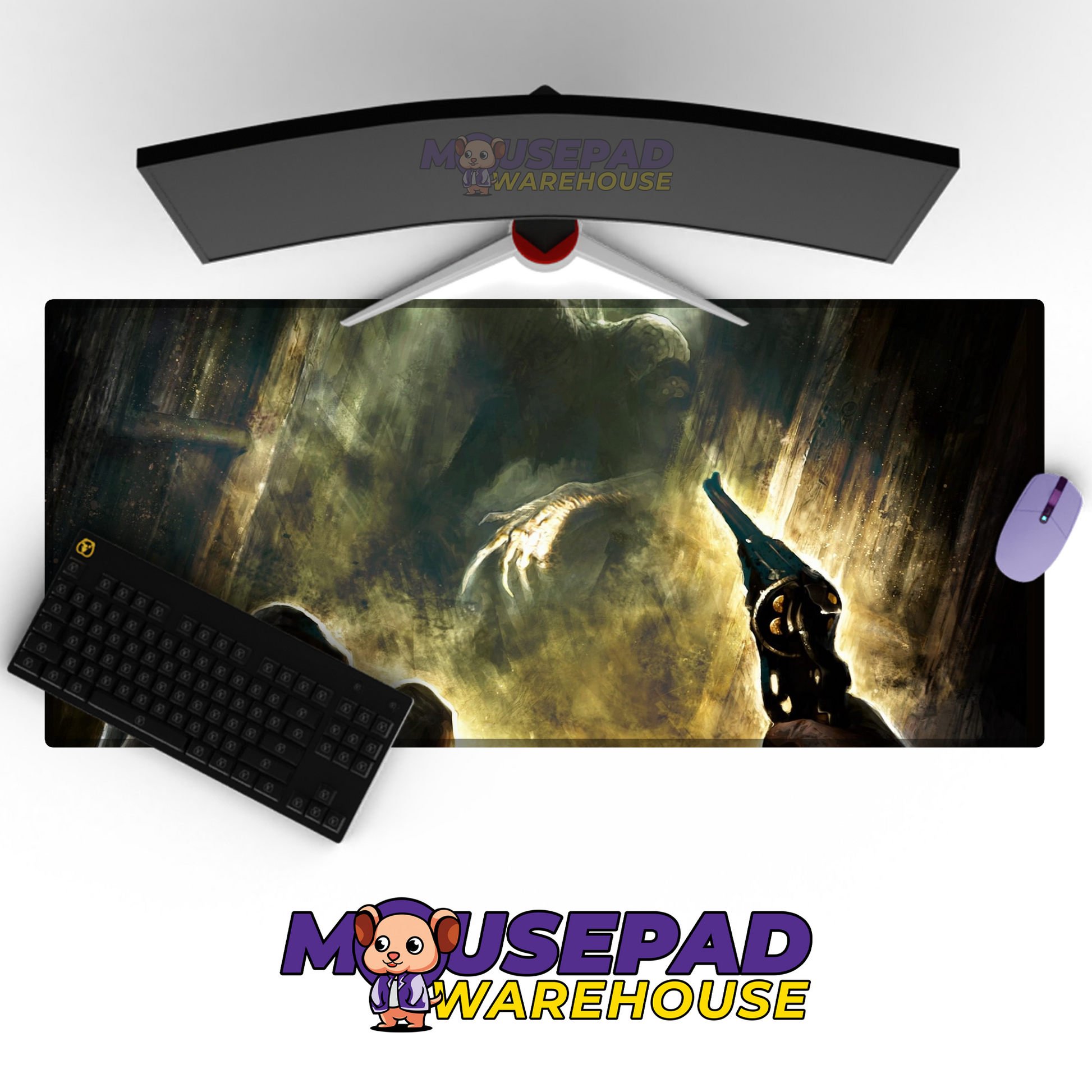 Amnesia The Bunker V12 Mousepad Mockup