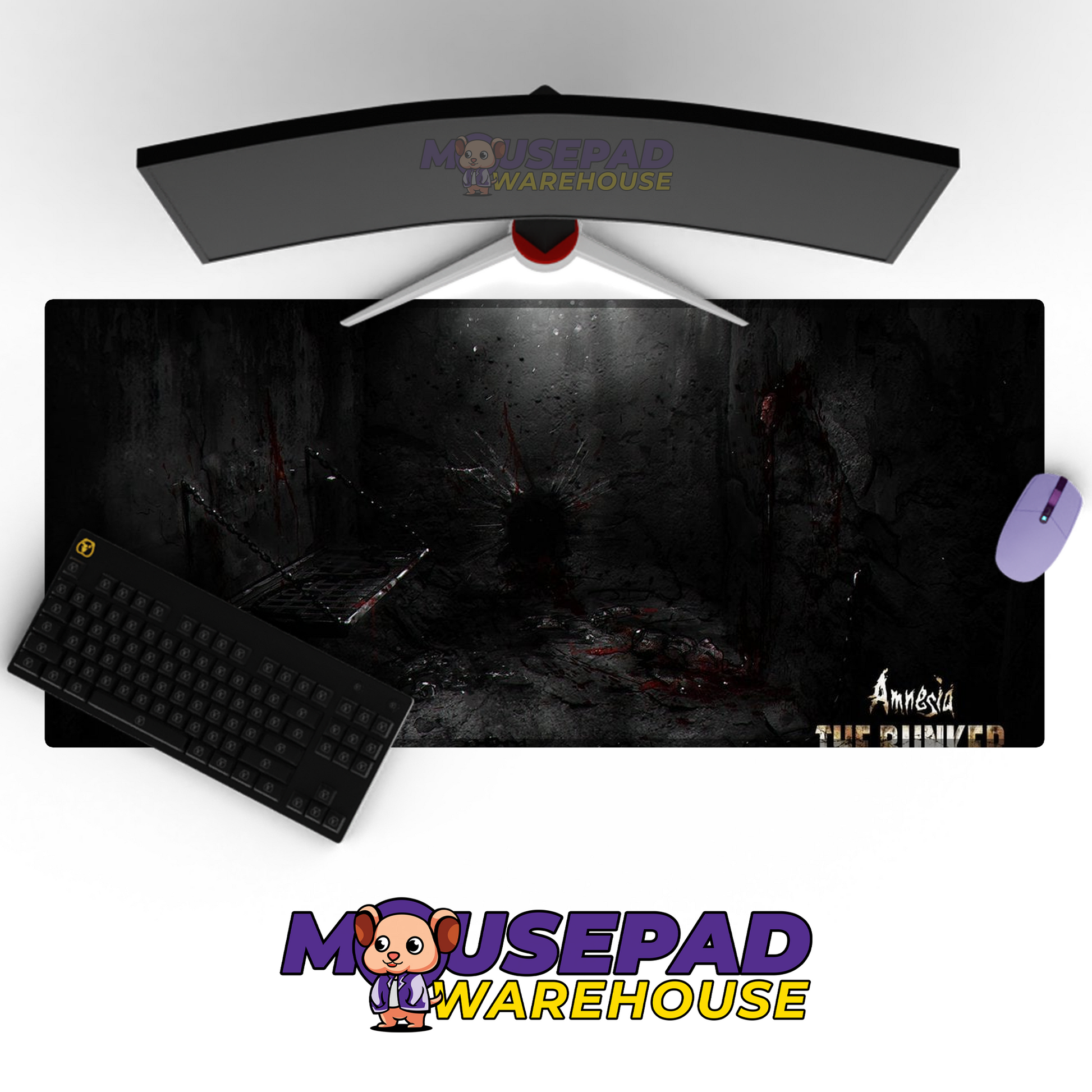 Amnesia The Bunker V13 Mousepad Mockup