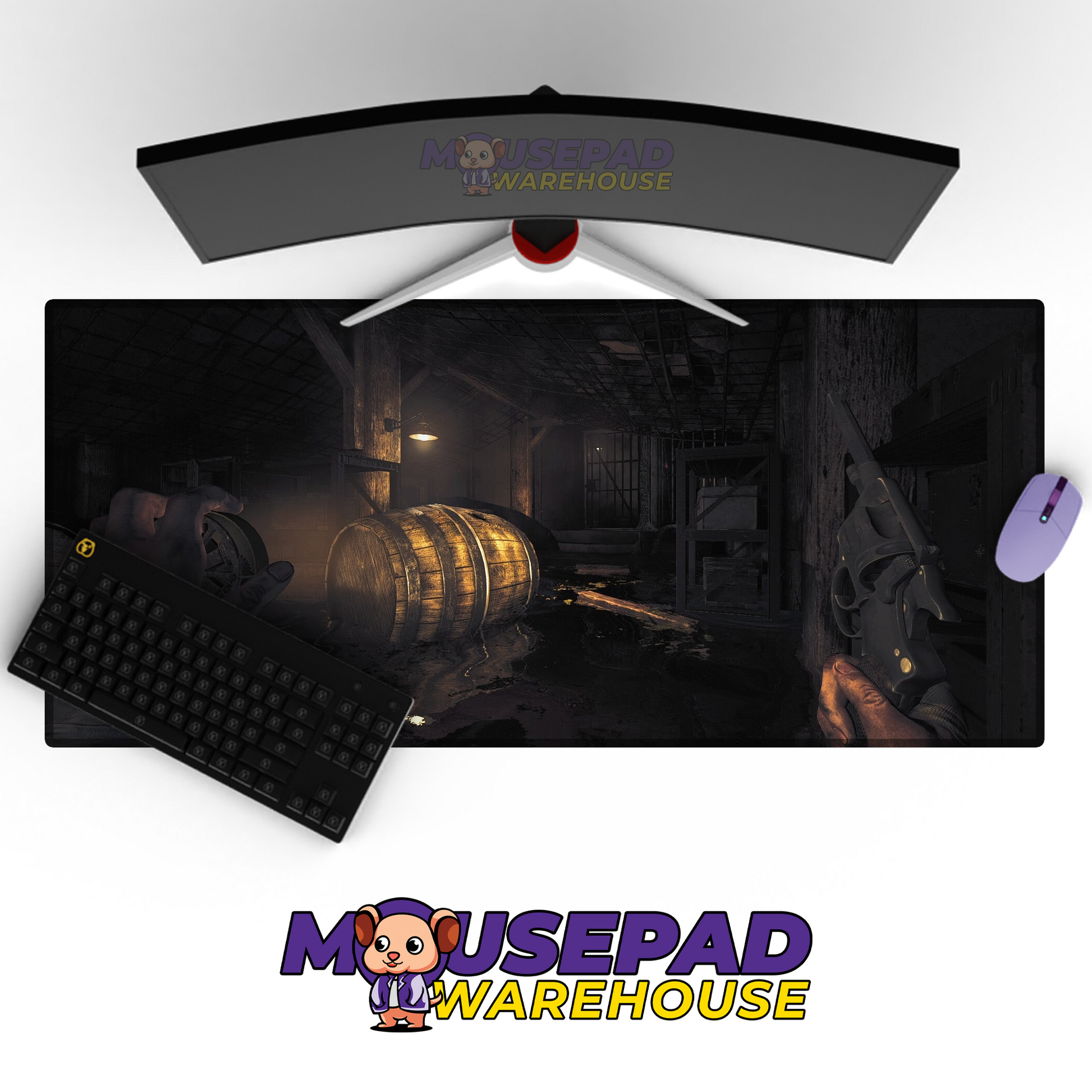 Amnesia The Bunker V14 Mousepad Mockup