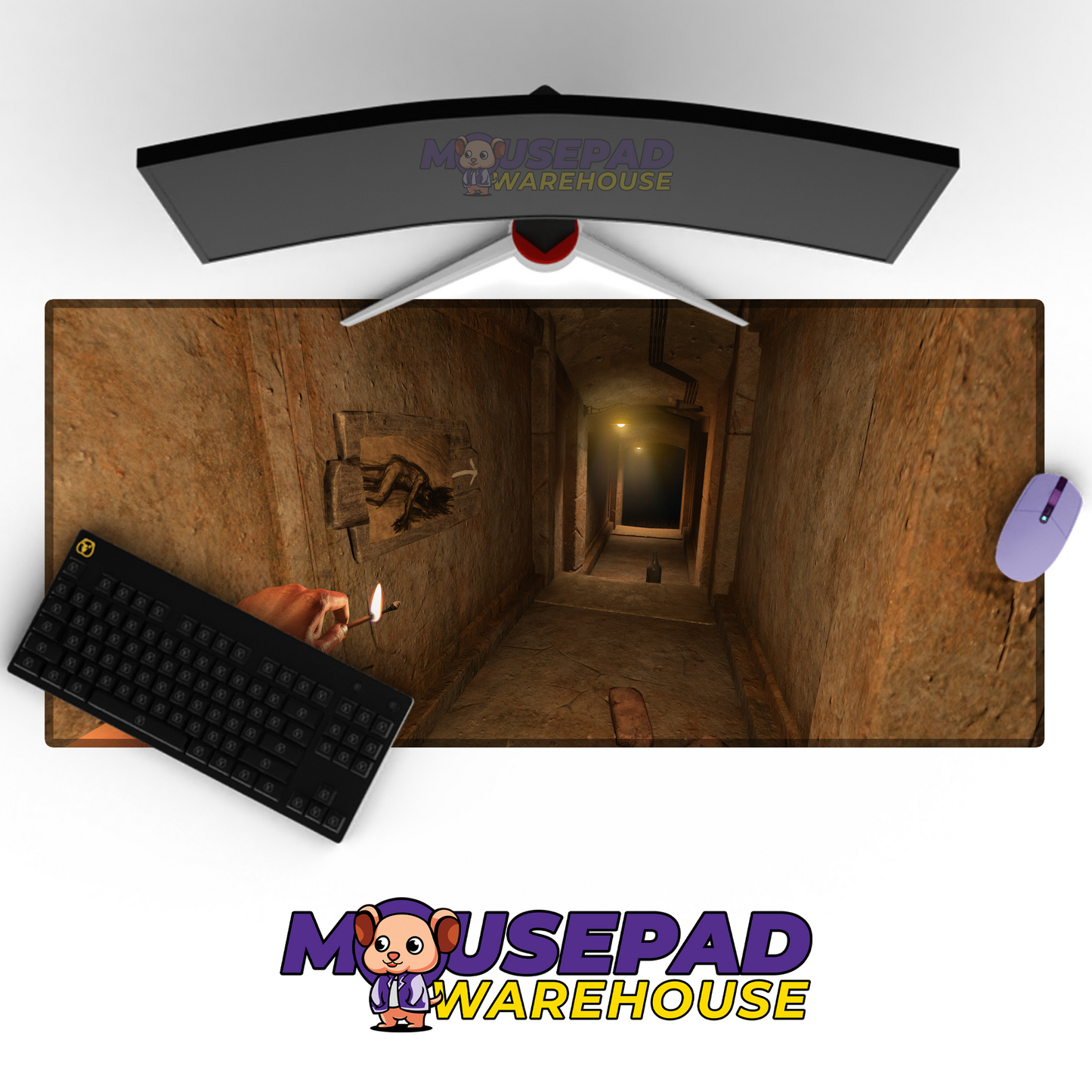 Amnesia The Bunker V1 Mousepad Mockup