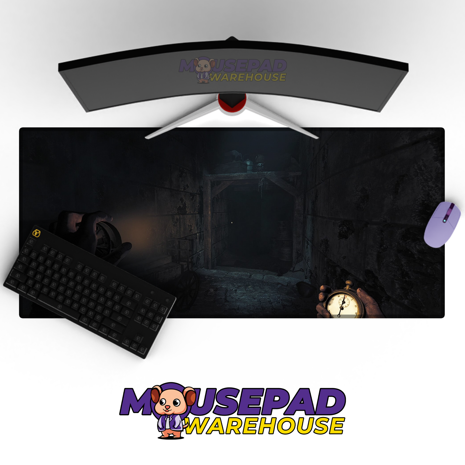 Amnesia The Bunker V4 Mousepad Mockup