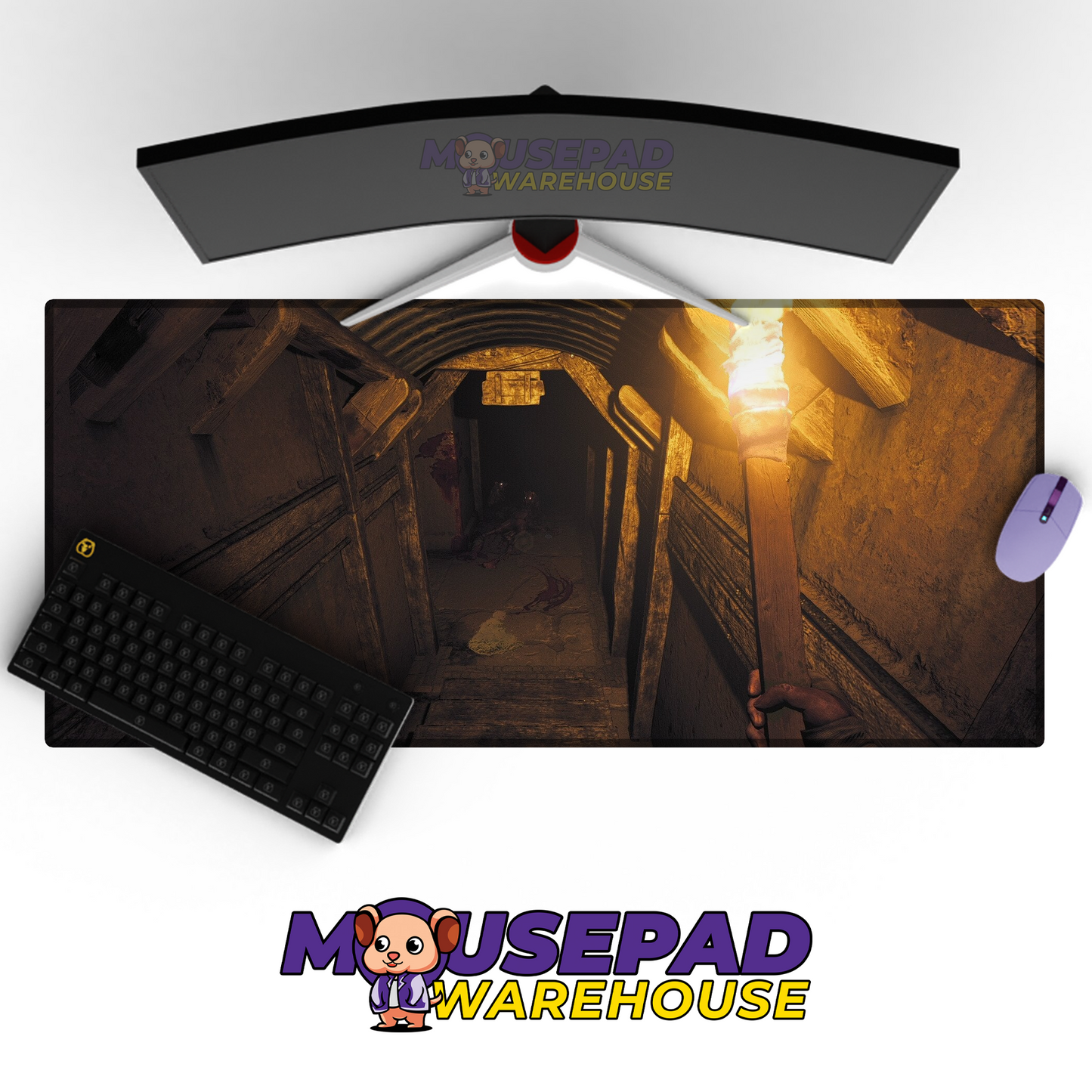 Amnesia The Bunker V5 Mousepad Mockup