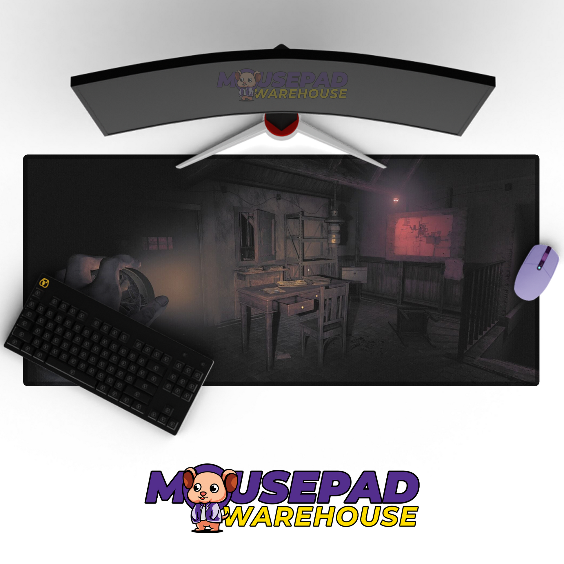 Amnesia The Bunker V6 Mousepad Mockup