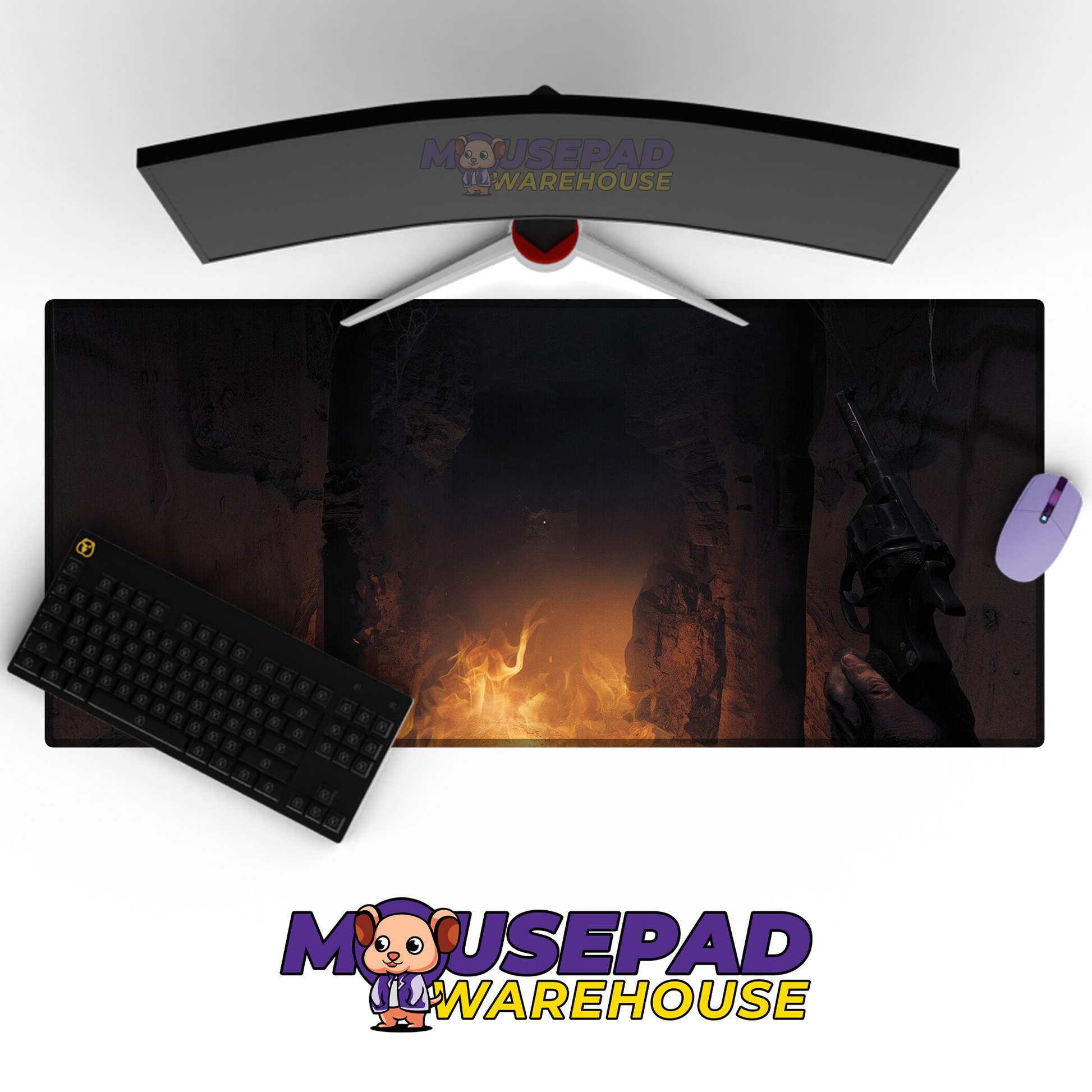 Amnesia The Bunker V9 Mousepad Mockup