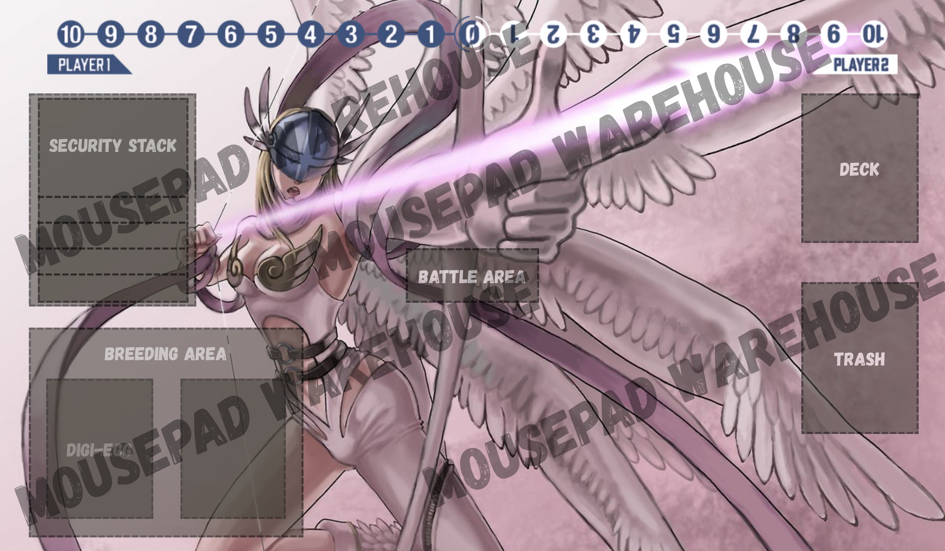 Angewomon Digimon Card Game Playmat