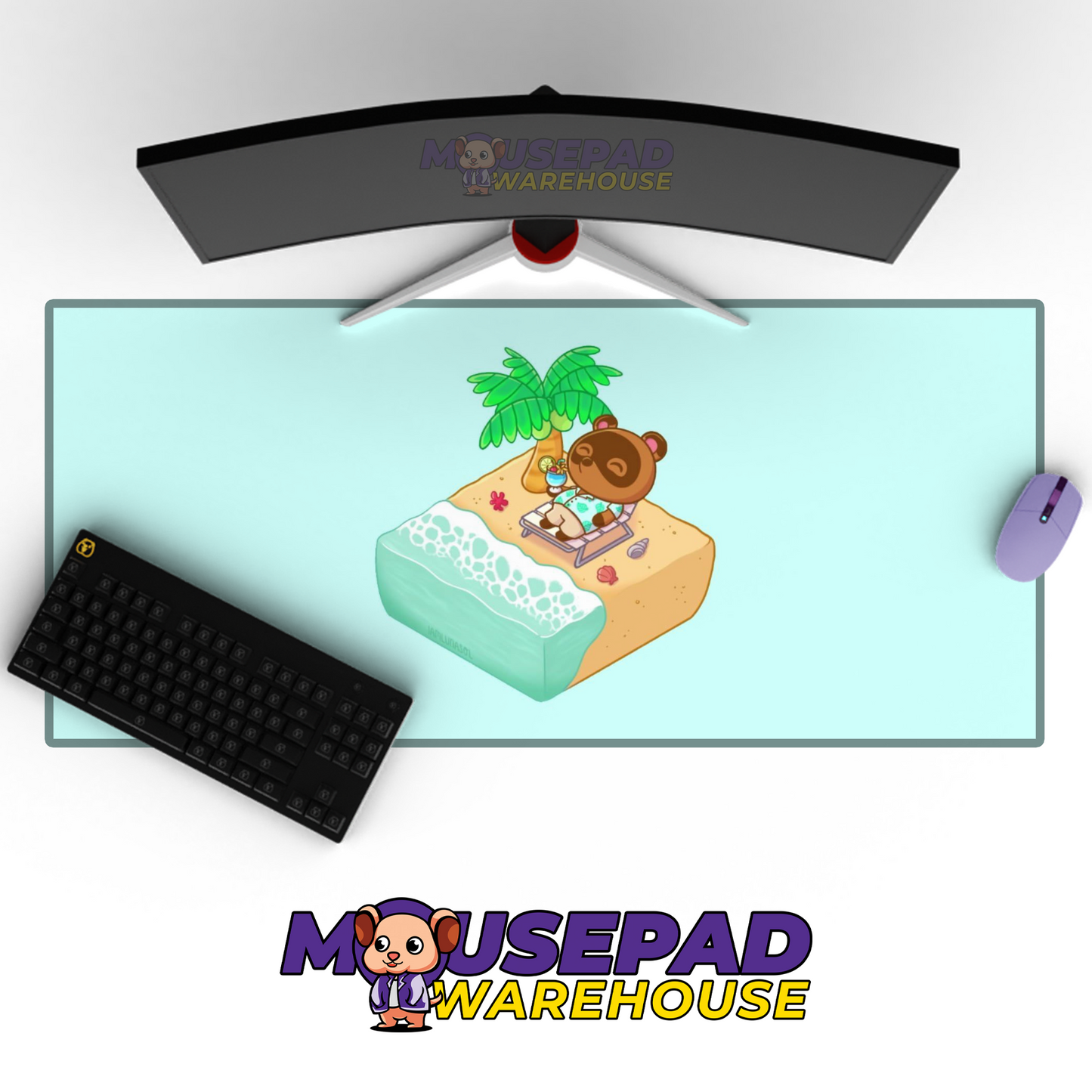 Animal Crossing V20 Mousepad Mockup