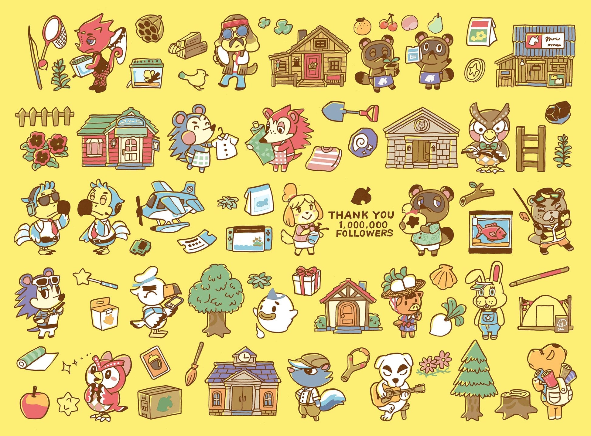 Animal Crossing V31 Mousepad