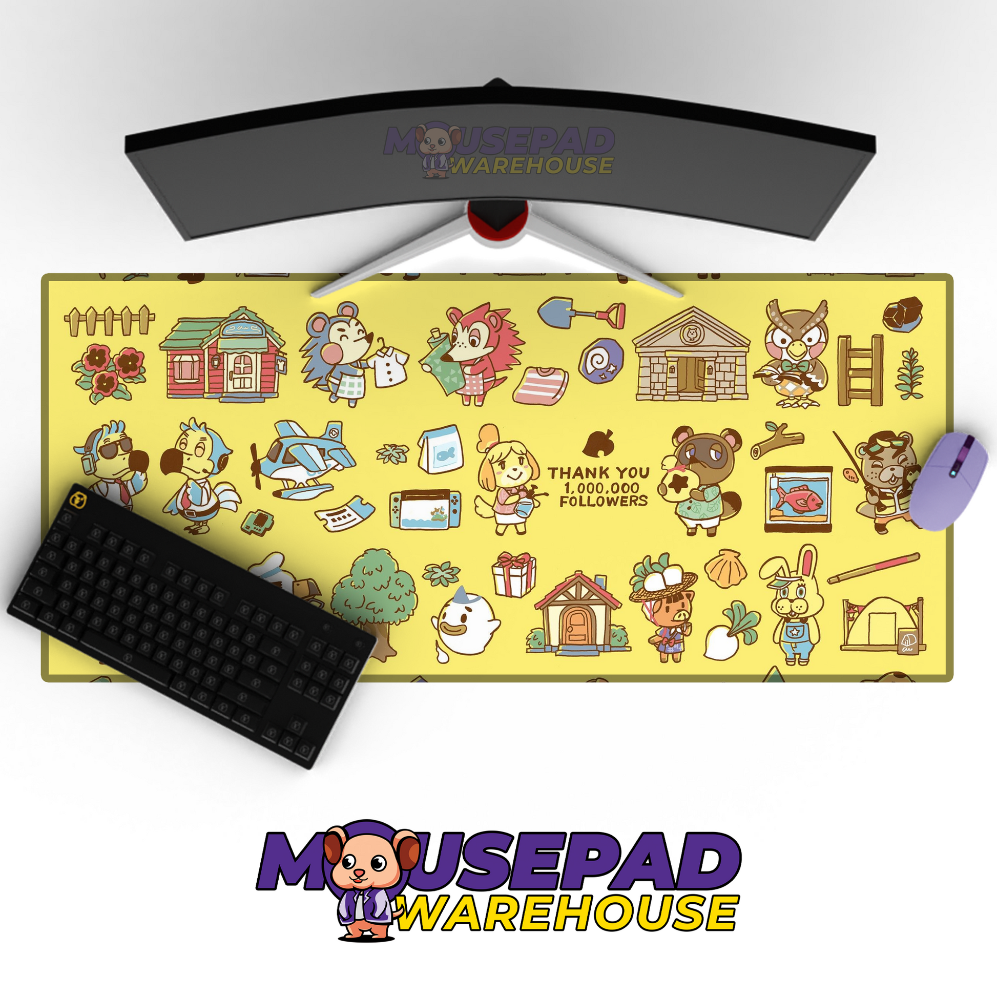 Animal Crossing V31 Mousepad Mockup