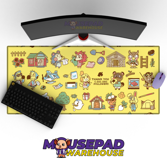 Animal Crossing V31 Mousepad Mockup