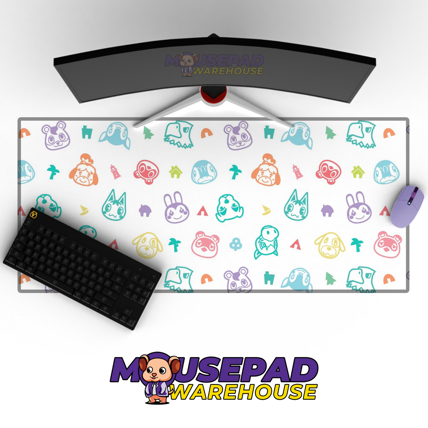 Animal Crossing V3 Mousepad Mockup