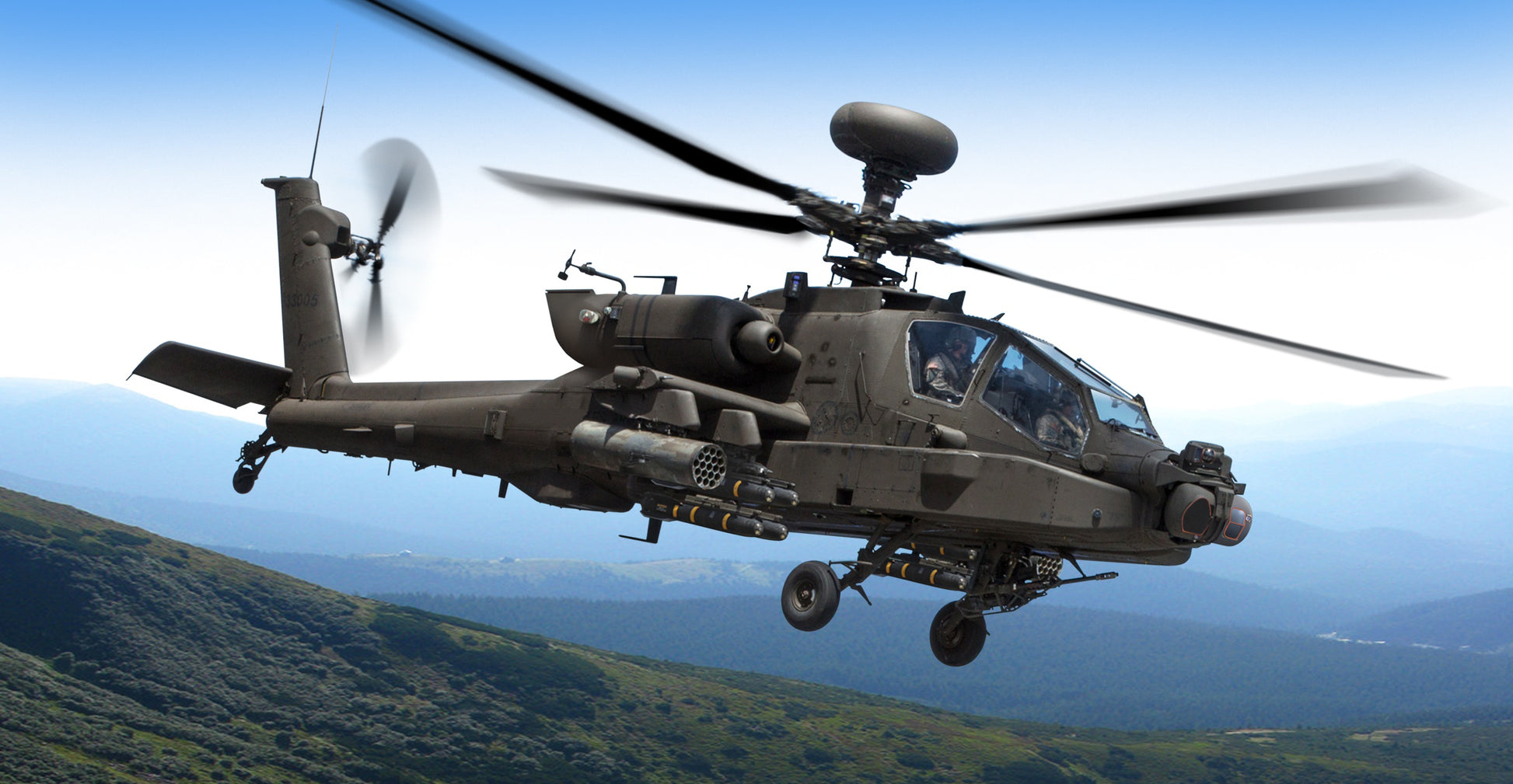 Apache Helicopter V13 Mousepad Deskmat