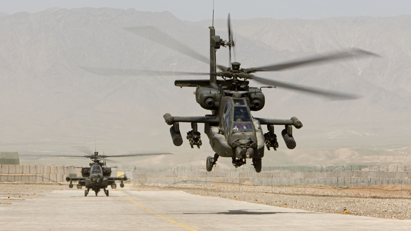 Apache Helicopter V14 Mousepad Deskmat