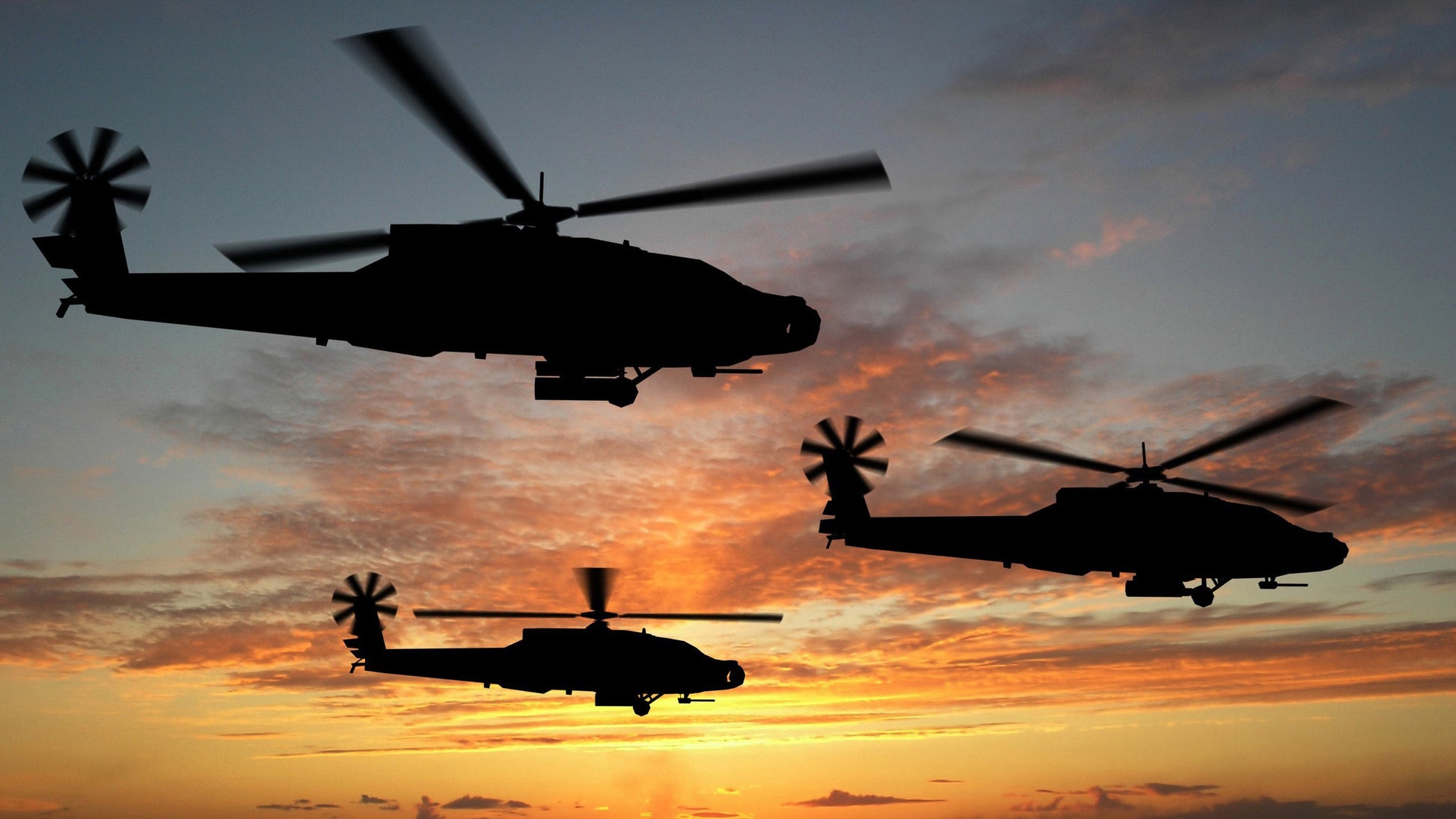 Apache Helicopter V17 Mousepad Deskmat