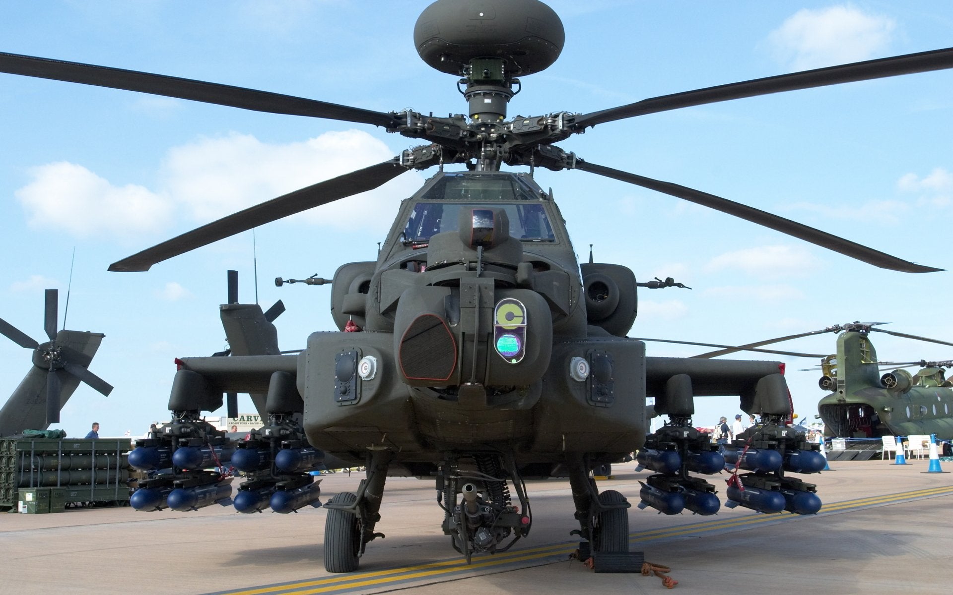 Apache Helicopter V1 Mousepad Deskmat