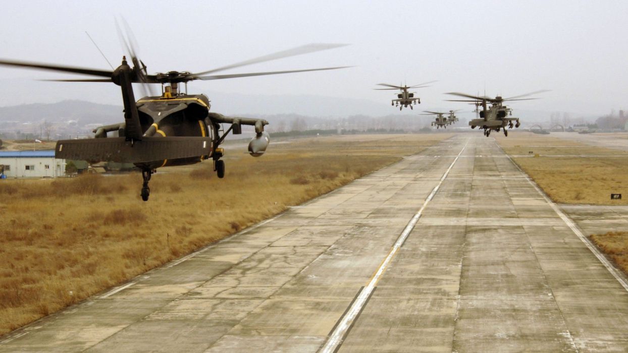 Apache Helicopter V4 Mousepad Deskmat