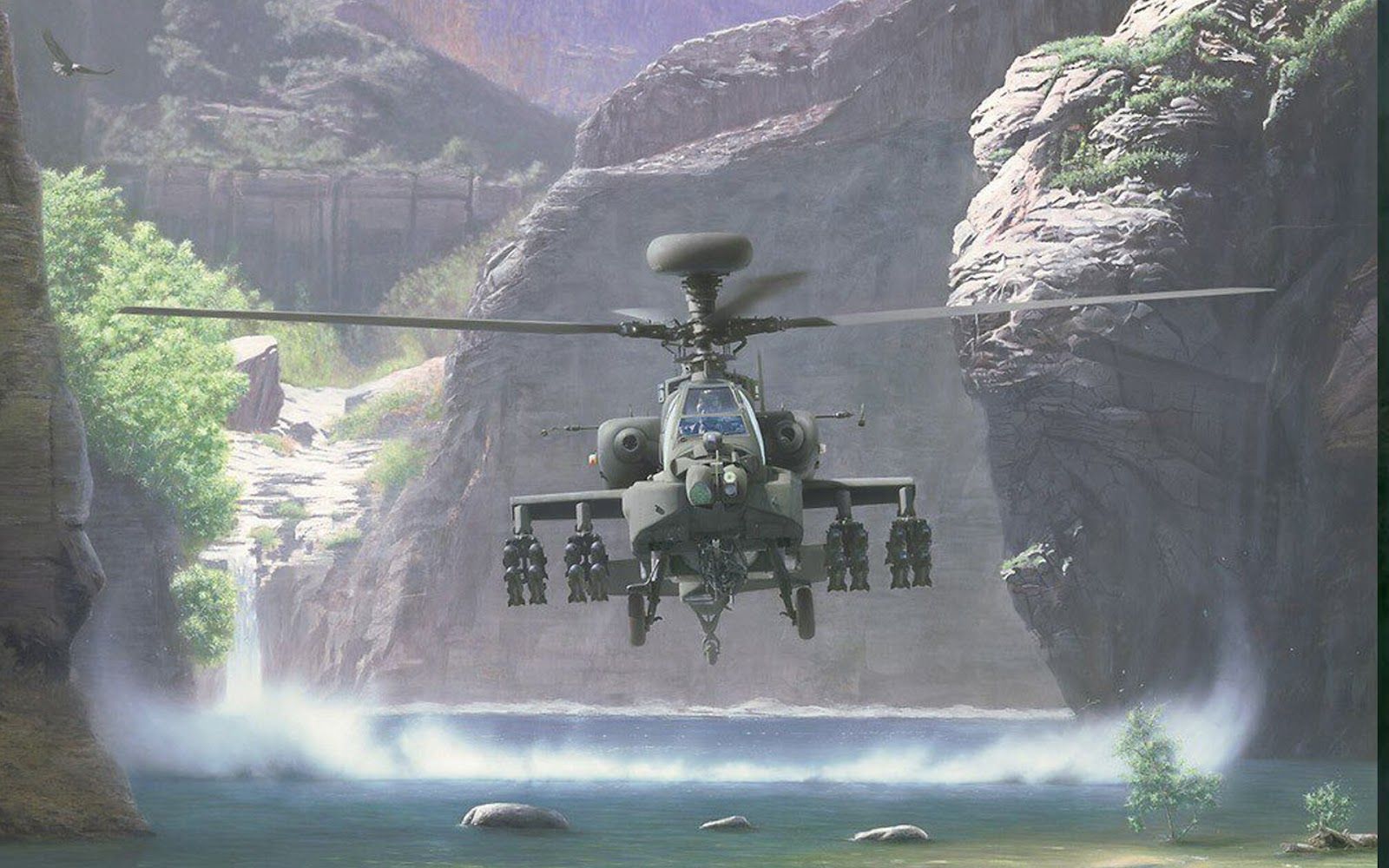 Apache Helicopter V7 Mousepad Deskmat