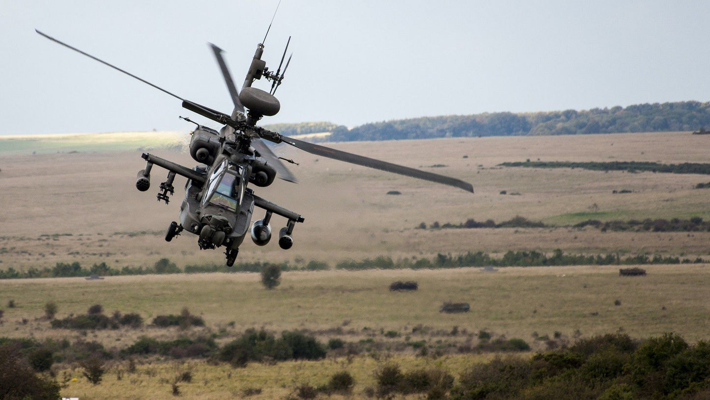 Apache Helicopter V8 Mousepad Deskmat