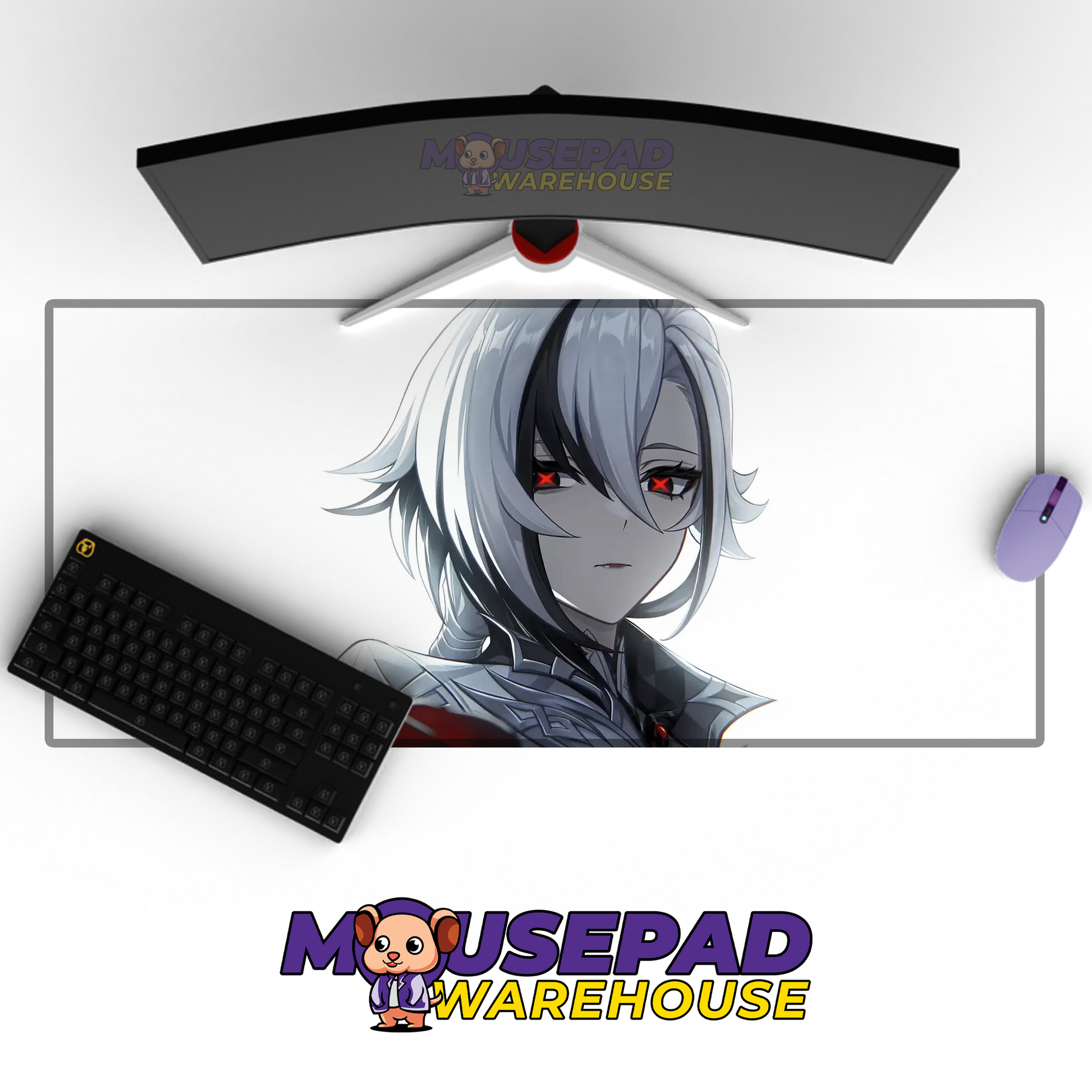 Arlecchino Genshin Impact V10 Mousepad Mockup
