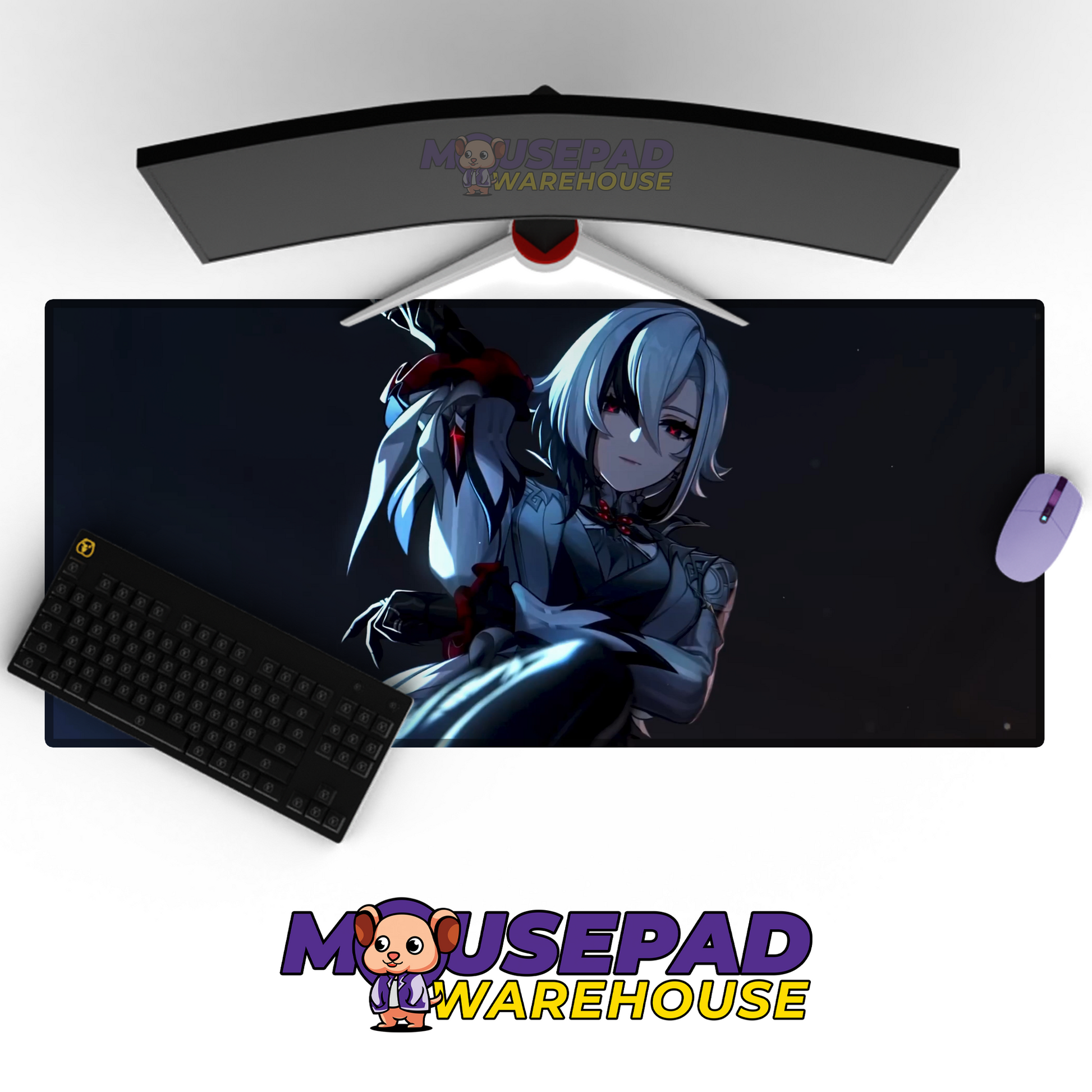 Arlecchino Genshin Impact V15 Mousepad Mockup